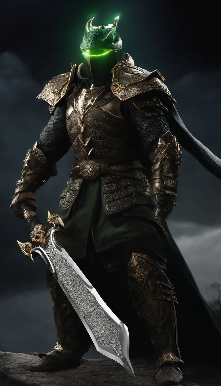 And the Electric Crocodile seems to be no less powerful than him.。I saw Shi-Dian Crocodile holding a diamond meteorite double-edged spear,The blade of the gun was filled with a chilling cold air.,There are countless dragon-like lightning circling around the gun.,The crackling sound of thunder-like explosion,The black armor and silver helmet have many teeth like steel blades embedded in the front of the helmet.,Looks like a demon with green face and fangs,There is an electric light disk hanging behind,Hanging in the Dharma Plate is a nine-section whip that looks like a crocodile's tail.,There is a sense of permeability outside。His skin is filled with silver-gray color similar to crocodile scales and is filled with alloy armor.,Exuding a majestic black aura,I saw the dazzling power of thunder flashing in the black air.,Soul-stirring。His skin is filled with silver-gray color similar to crocodile scales and is filled with alloy armor.,Exuding a majestic black aura,I saw the dazzling power of thunder flashing in the black air.,Soul-stirring。The electric crocodile steps on two lightning wheels, just like the reincarnation of Nezha.,The golden sparks mixed with lightning flashes hanging high in the air further highlight his majestic and heroic appearance.,He gently turned the silver spear in his hand,Suddenly, the surrounding environment was covered with dark clouds.,Flying sand and rocks, stars and lightning。