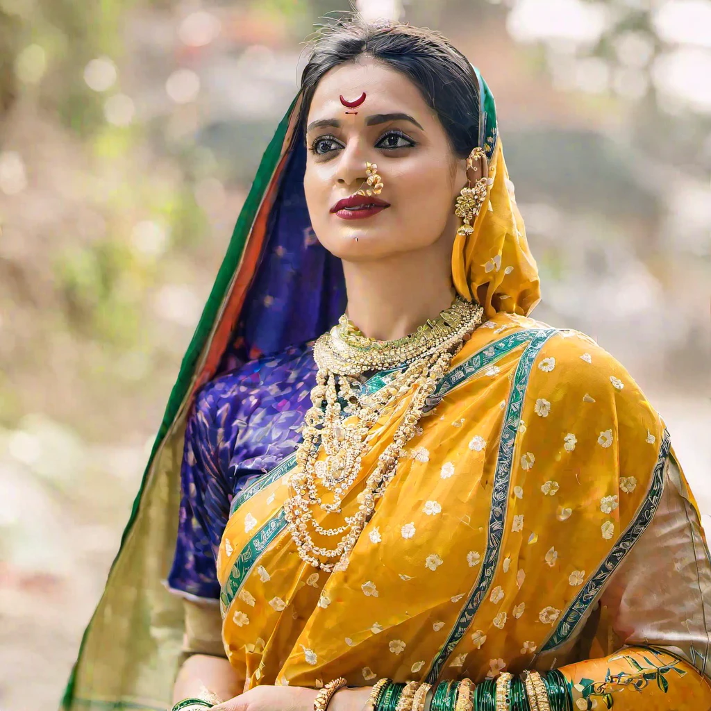 a women wearing saree