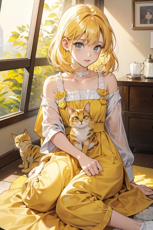 Yellow girl Cat (Yellow Cat)