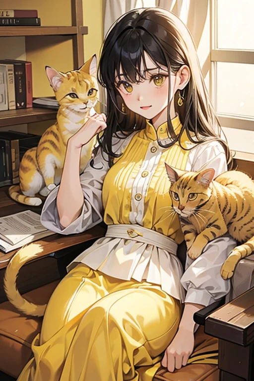 Yellow girl Cat (Yellow Cat)