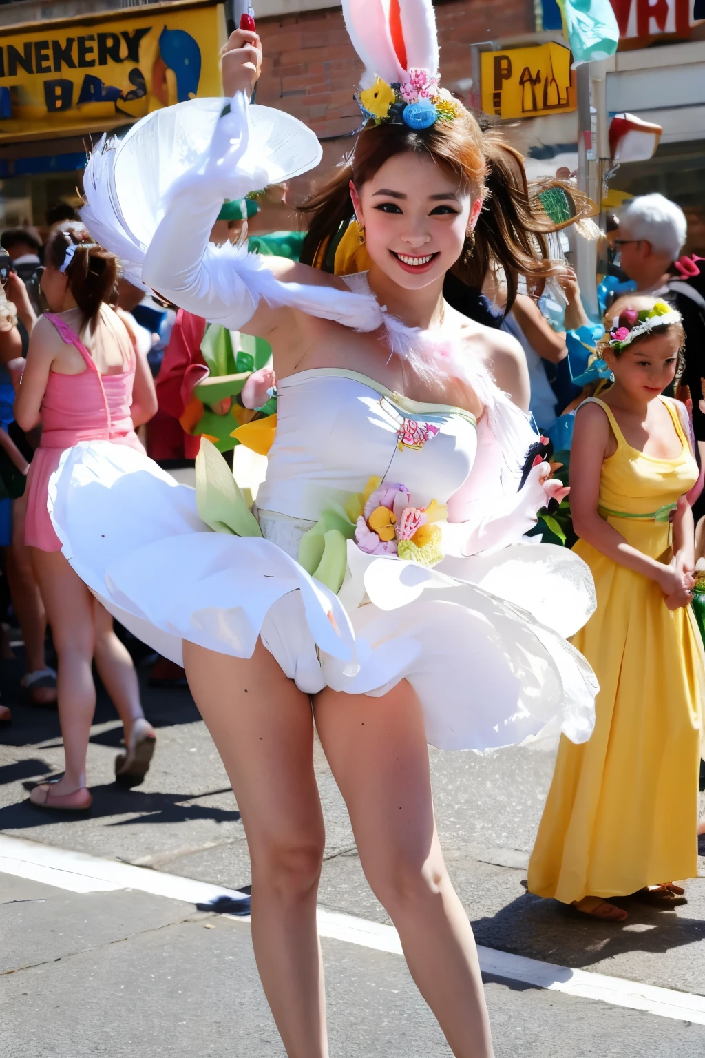 Easter Parade,dancer,bunny,egg,