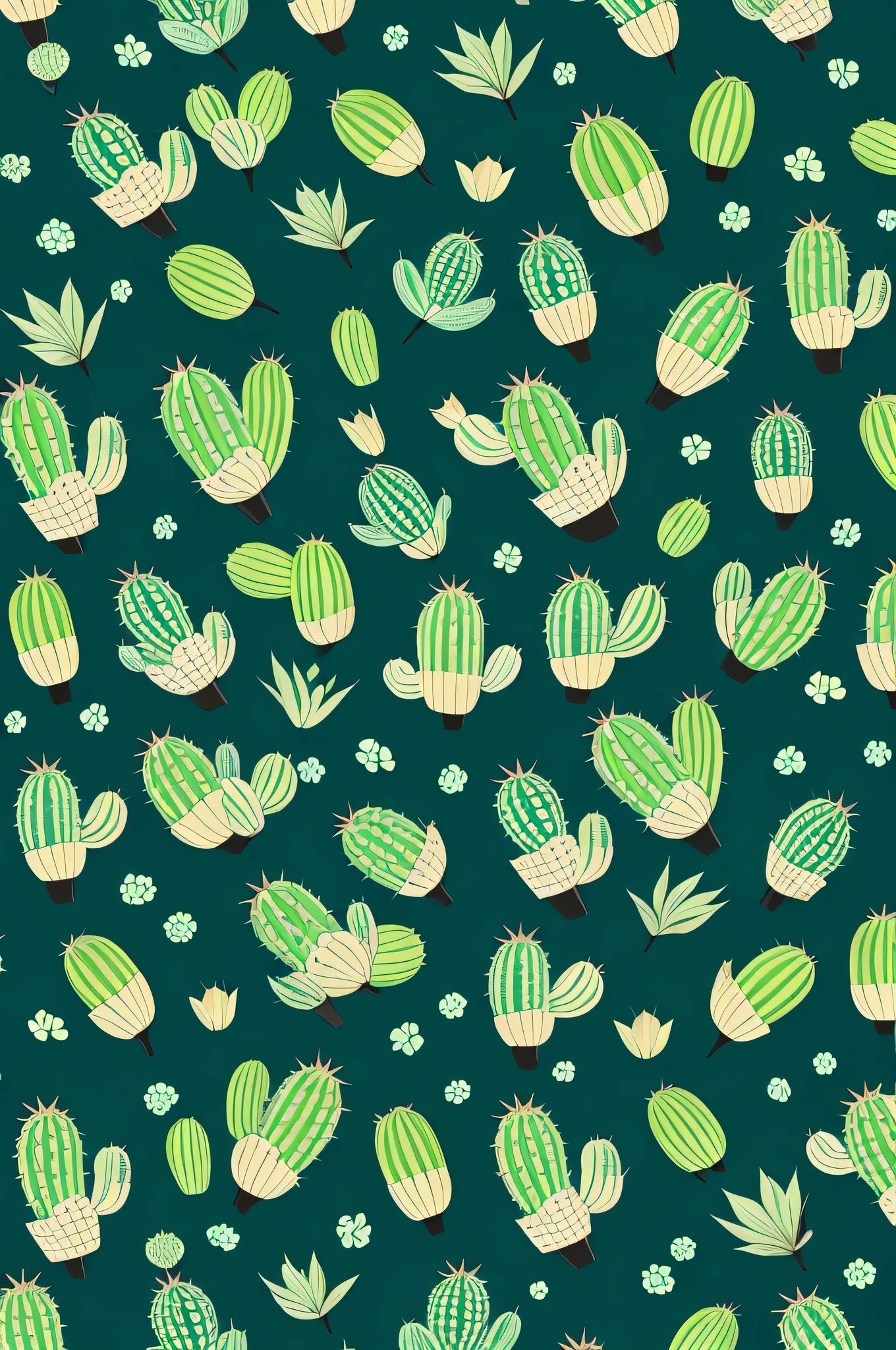 Stock images Japanese Pattern Cactus pattern texture