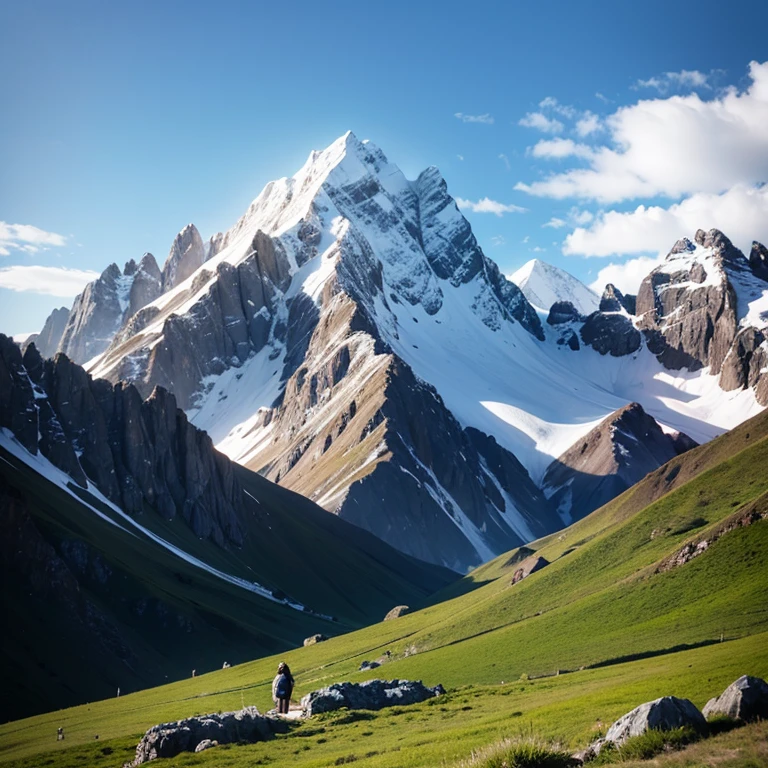 Quiero ver la sierra del peru con picos nevados pero tambien con cerros verdes 