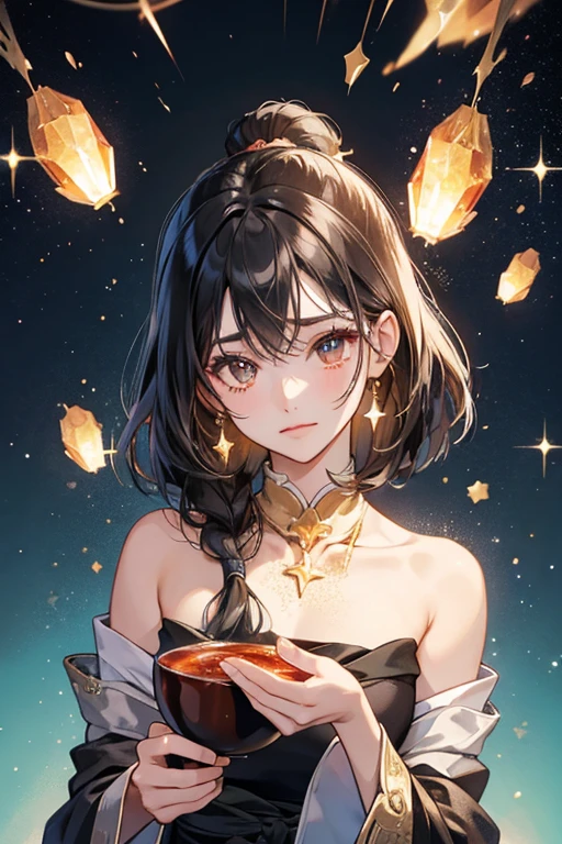 human shoyu sauce; SPARKLE; GLITTER
