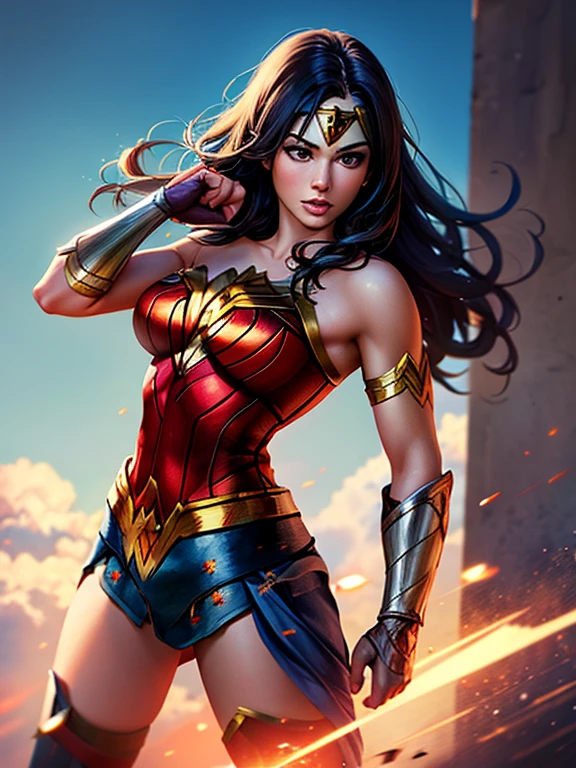 Babes, 4K, ((artwork, better quality)), Wonder Woman