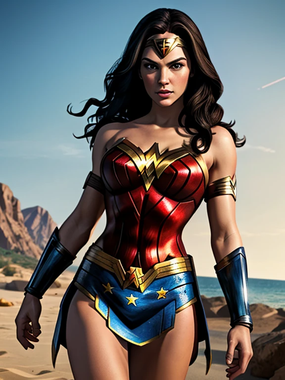 GTA, 4K, ((artwork, better quality)), Wonder Woman