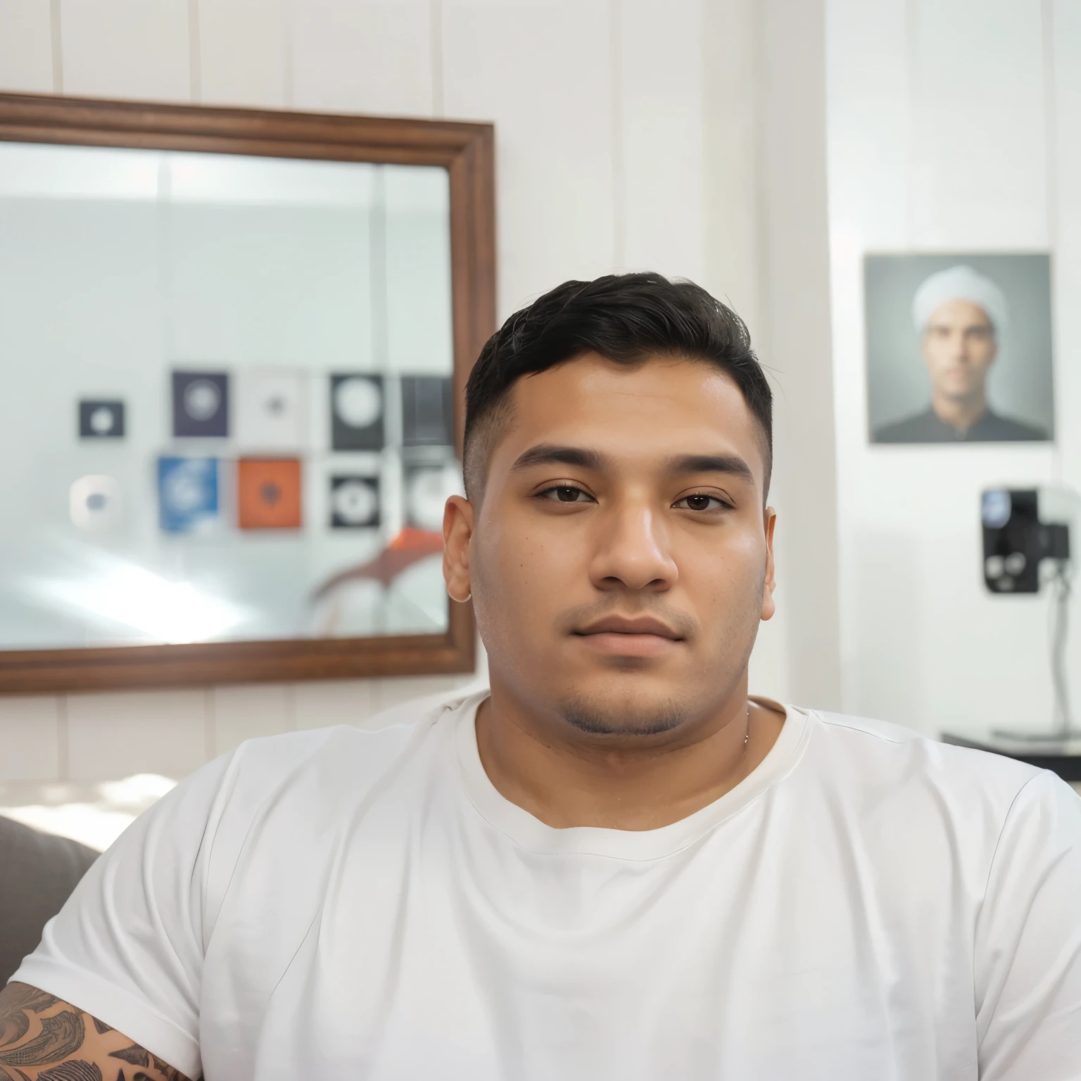 There's a man who's looking at the camera, profile picture with headshot, imagem de perfil, foto de perfil de foto de retrato, Khyzyl Saleem, harsh rosto bonito, rosto bonito, ash thorp Khyzyl Saleem, rosto bonito, I agree with you, taken at the beginning of 2020, rosto robusto, 3/4 perfil