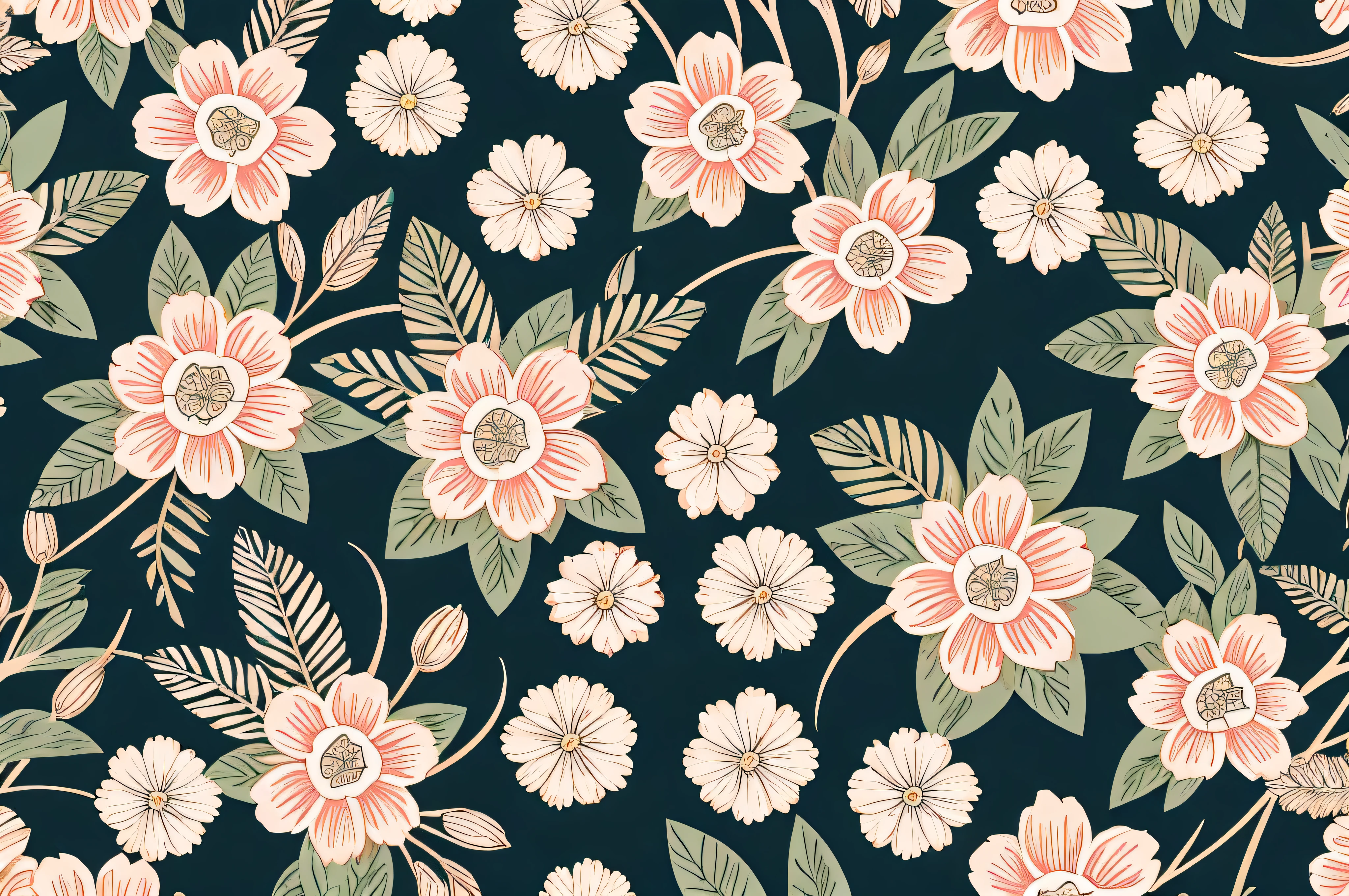 Stock images Japanese Pattern Floral texture