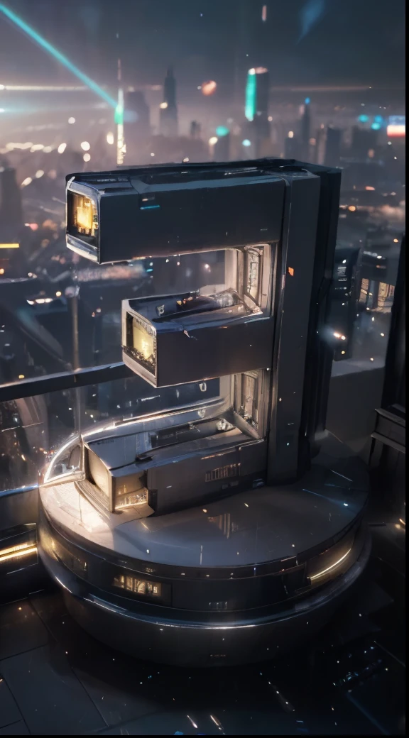Masterpiece,((Clean silver light metal)),((Cyberpunk Style)),Best quality,((At night, Futuristic downtown :1.3, concept-art, planetes)),(super detailing, Aesthetics, Beautiful composition, rich and vivid colors, Wide, Soft light),illusory engine,rendering by octane,cuteness render, of,Adobe Photoshop,8K,