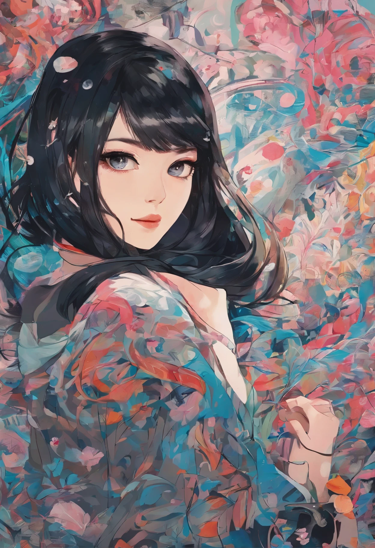 Black Hair, Bob, long eyelashes, Solid circular eyes, A smile, a soft smile., moles under the eyes, Heart Earrings, A smile, a soft smile., Shy, wrinkled lips, hyperrealism, hazy, GSM stereo, atmospheric perspective, Depth of Field, Single-person view, 10, Super Detailed, C.professor., bestquality, high-res, bestquality, s whole body, Stocklings, s whole body, UHD 4K, P.P.G, F/1.8, UHD, Retina, masterpiece, C.professor., textured skin, high-detail, super detail, Award Winning, bestquality, 10, 10, highres
