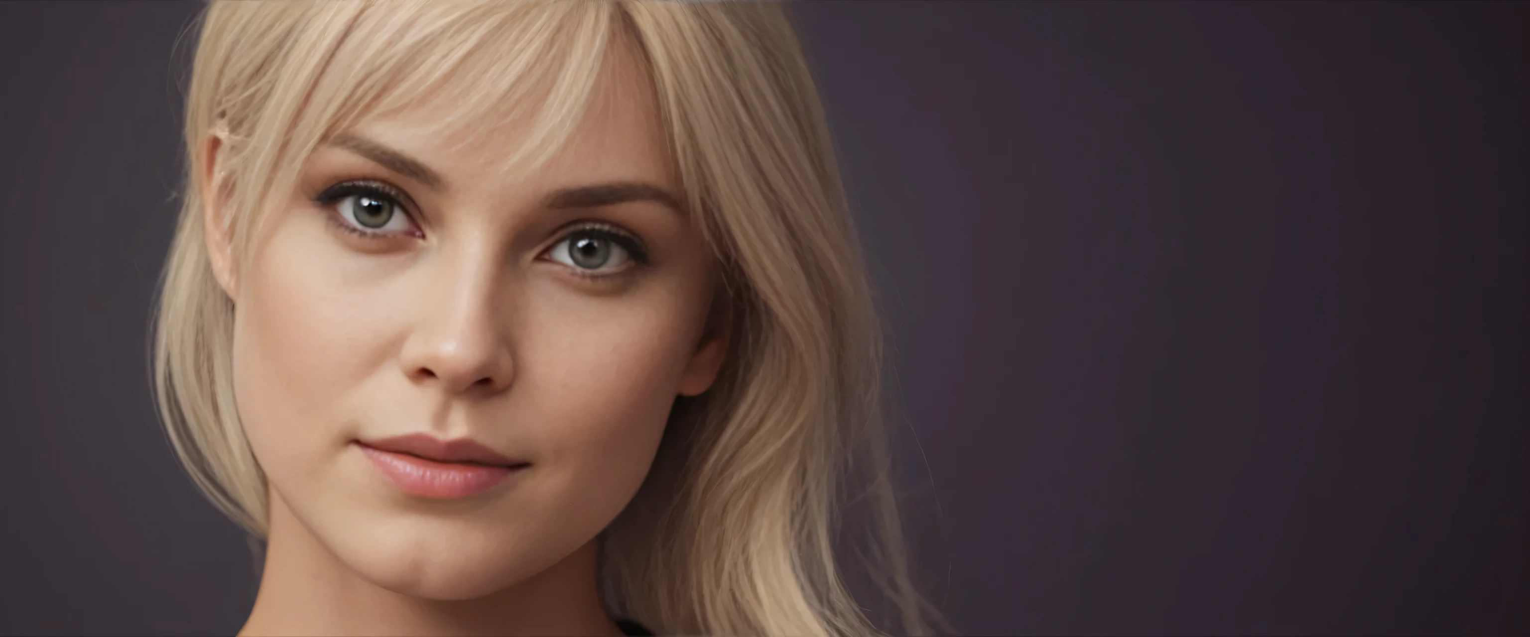 30 years old platinum blonde woman, thick eyebrows, Scandinavian woman, curious face, detailed skin, 8k, 4k, 2k, best quality, masterpiece, Ultra high detail, smirk