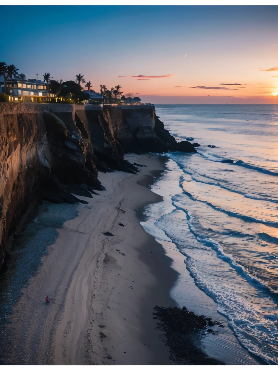 Dusk by the sea