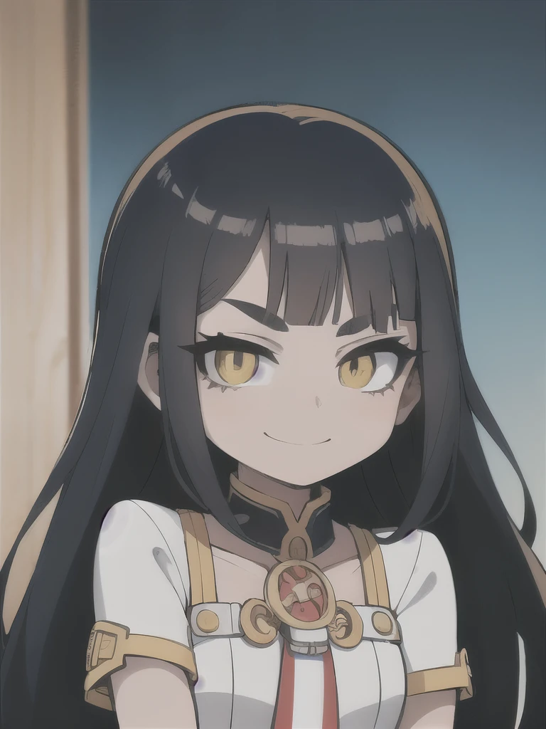 (alta qualidade) (just from the neck up ) (anime ) (1 garoto) de pele morena de cabelo curto do lado e cacheado em cima (ruivo) thick eyebrows from the beginning to the middle with thinned tips (barba fina ) captivating smile and a friendly, bright look
