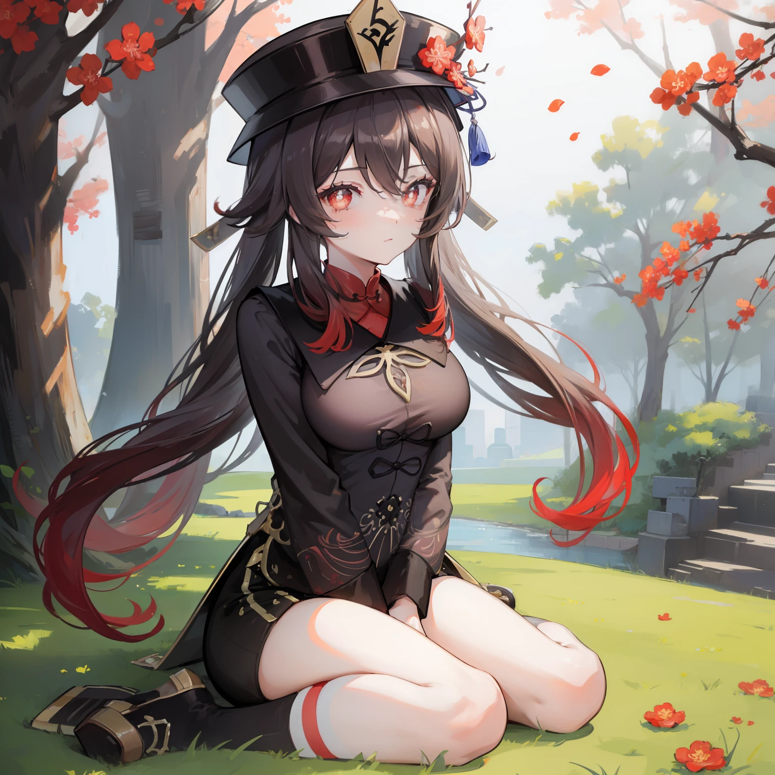 hutaodef,
hutaornd,(masterpiece),best quality, expressive eyes, perfect face,w sitting, w sitting on ground, legs on ground, big breast, good breast, h-cup, arms between legs, bot arms between legs,1girl