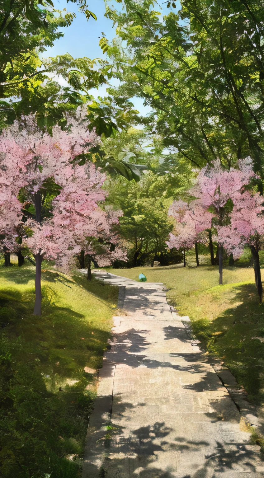 Hand-painted rendering style
