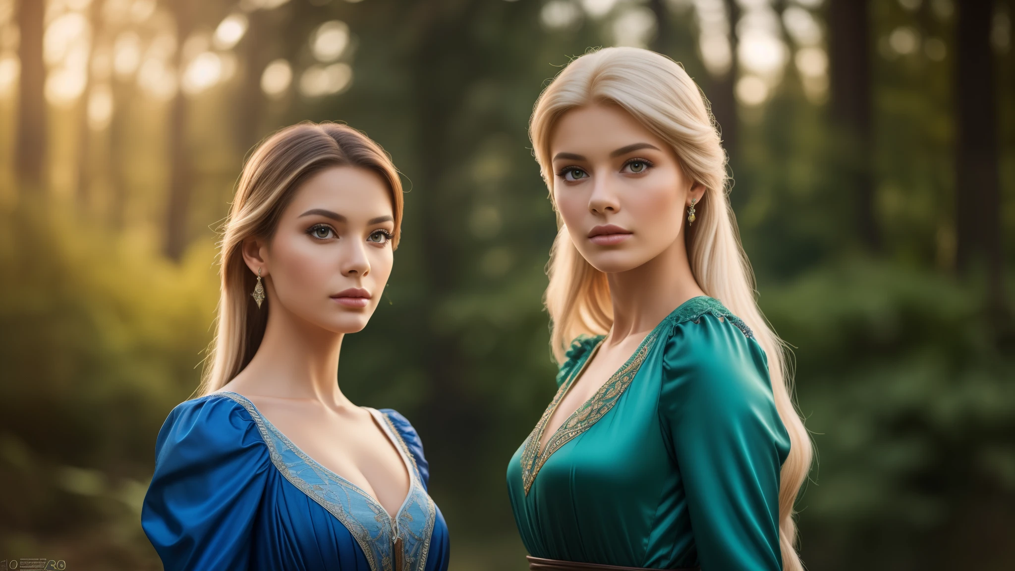 "Image shows (a beautiful woman of Norwegian descent with Celtic style). She has slightly reddish cheeks and (green colored eyes with a subtle black outline). Her hair is blonde, (The model wears an elegant white transparent Celtic dress), with a wreath on her head. She is captured in an enhanced ESRGAN image with a realistic face (captured in a head-to-toe photo), (full body photo), which shows her youthful appearance at the age of 22. The image was captured using a 50mm sigma Slente lens in stunning detail at 8192 x 8192 pixels with High Dynamic Range to capture accurate color and detail, (The model is at a Celtic party), illuminated by sunlight that creates shadows and reflections, and with a volumetric light effect adding depth to the image. The result is an image that highlights the fierce and powerful nature of a Celtic woman with Norwegian heritage, portrayed with stunning detail and realism, (she is alone in the image), (the day is with the blue sky), (Celtic festivity scene), (Day of radiant sunshine), (photo with contrast), (Mirrorless camera), (large breasts)"