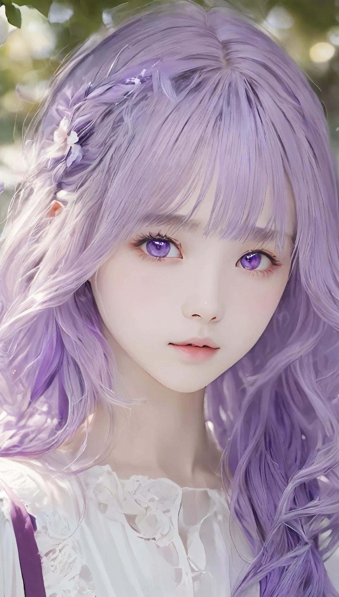 small face、 (alone:1.5,)Super detailed,bright colors, very beautiful detailed anime face and eyes, look straight, shiny_skin,girl, (((rainbow colored hair, colorful hair, Half blue、Half purple hair: 1.2))), 、shiny hair, delicate beautiful face, blush、Glasses、(turquoise eyes), , Valletta, earrings,、flower garden、sunset、(((Translucent shirt)))、(twin tails)、(smile、happy face、face dyed red)、cheerful pose、dynamic、Upper body