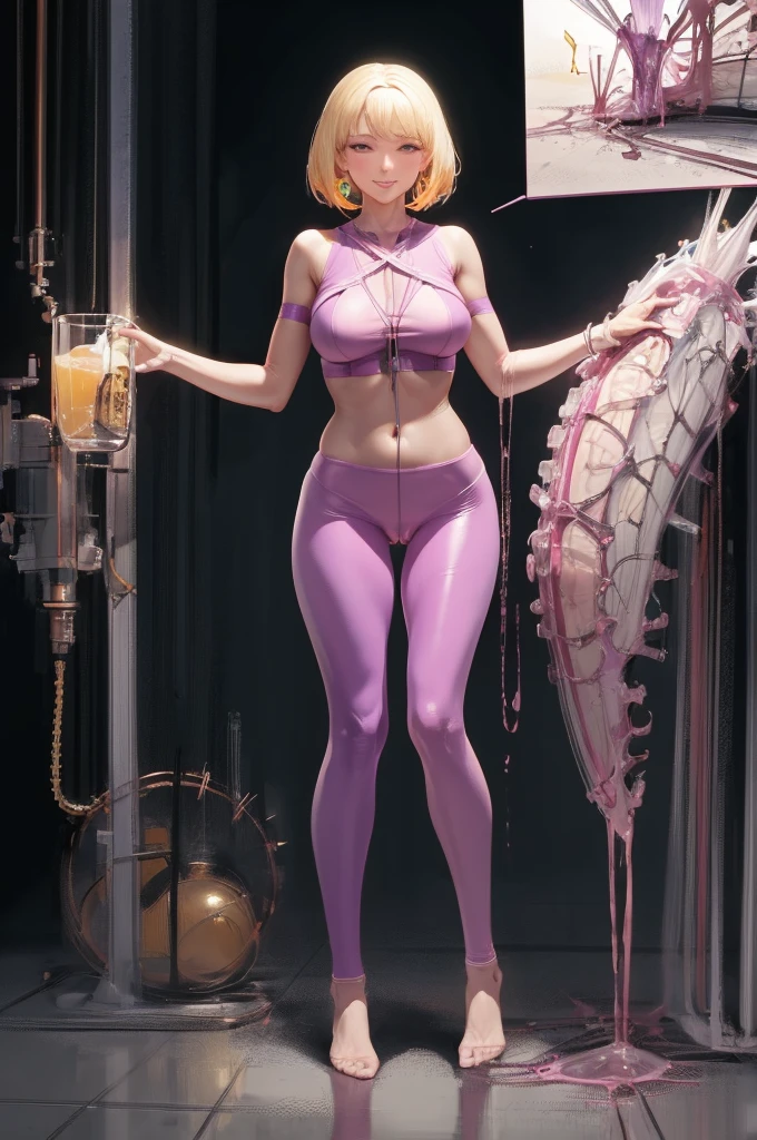 (masterpiece, best quality:1.2),comic stroyboard, 1girl, anatomically correct,solo, femdom,sounding,cbt,hold,smile,colorful,leggings,thin gap,cameltoe,inside box,bondage,insertion,trembling,juice,spray,see-through