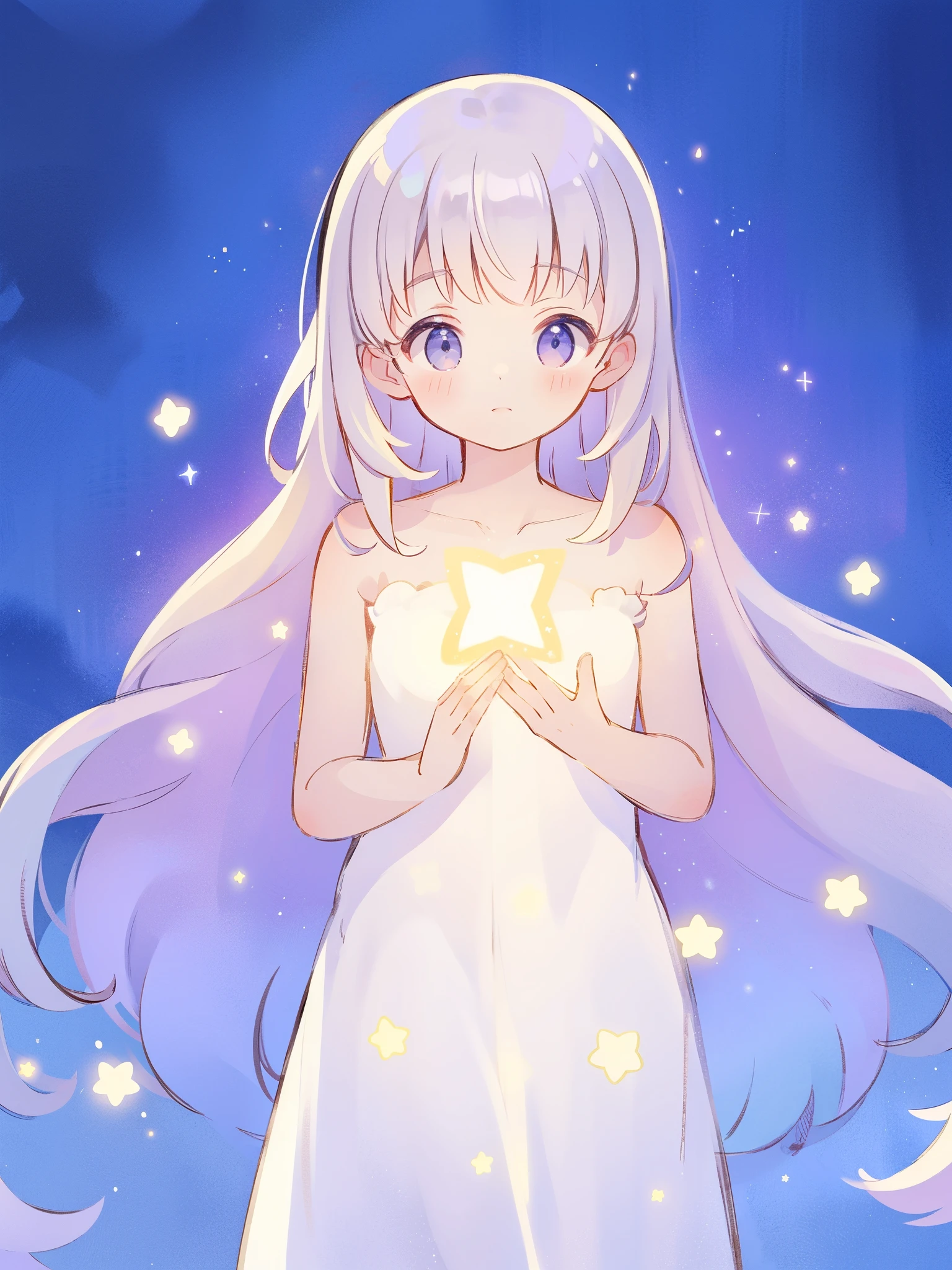 complex background, wishing star background, a woman wearing an ethereal mystical pink translucent dress that reflects the stars, perfume promo art, mystic, complex drawing, highly detailed, Covergirl brand, promo art, artistic rendition, ethereal, starry night, midjourney style