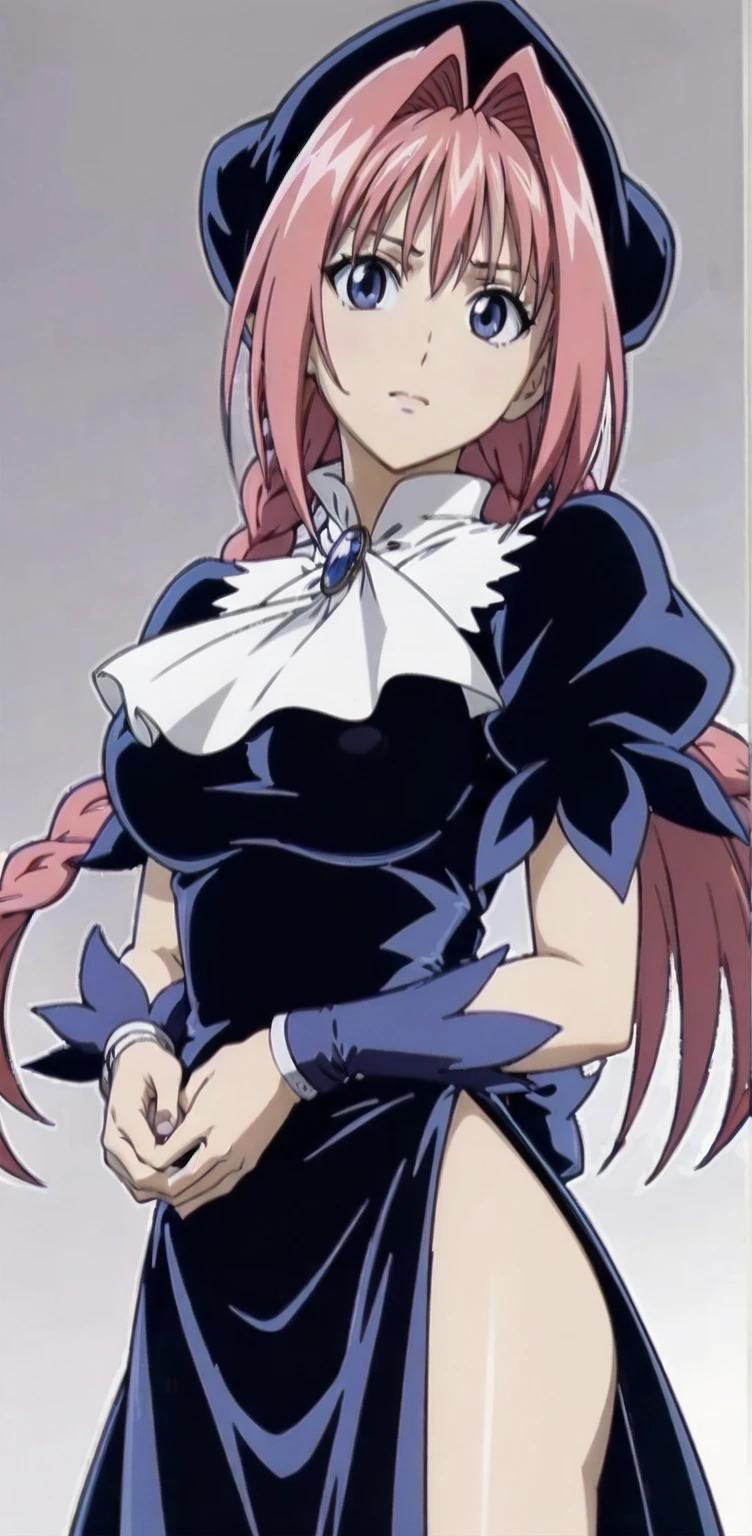 masterpiece, highest quality,High resolution,Dorothy, Pink Hair、Bright Blue Eyes、Big black eyes、Braiding, Black Dress、Cowboy Shot、Line art、Pencil drawing、your breasts are fully visible、Torn Dress、Browsing Caution、Outdoor、 ((Tabletop:1.4, highest quality)), High resolution、完璧なmasterpiece, highest quality, Familiar, Soft and dim lighting, addition_detailed, Good lighting、((beautifull detaileded face))、Highly detaileded eyes、Perfect lighting、(extremelydetailededCG:1.2)、(Browsing Caution:1), (((masterpiece)))、Focus Only、Shiny、professional photography lighting, extremely detaileded eye and face, Eyes with beautiful detaileds、beautiful detaileded hair, beautiful detaileded cold face,Perfect hands, Perfect Fingers, Perfect breasts, Perfect body, Perfect Face, Perfect image,Familiar background