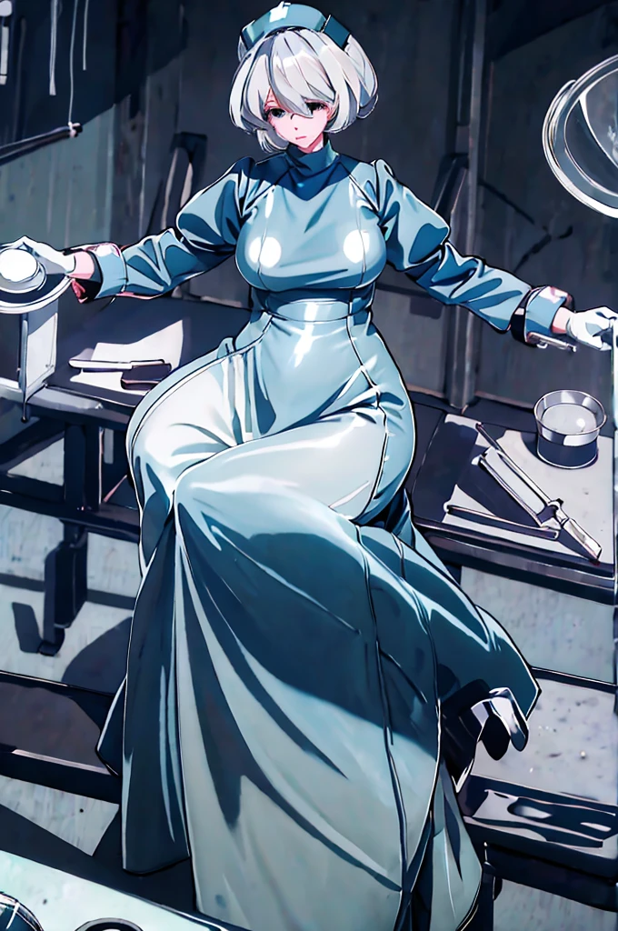 nurse uniform,hospital, latex nurse suit,nurses,busty,elbow gloves,labcoat,white hair woman,white eyes , gigantic ,medical instruments,asian nurse,two nurses,speculum,examination room,oversize ,big ass ,strap on, lay on table ,legs spreaded,giving birth,gyno chair , dentist,Milf,latex,black uniform,oversize breasts