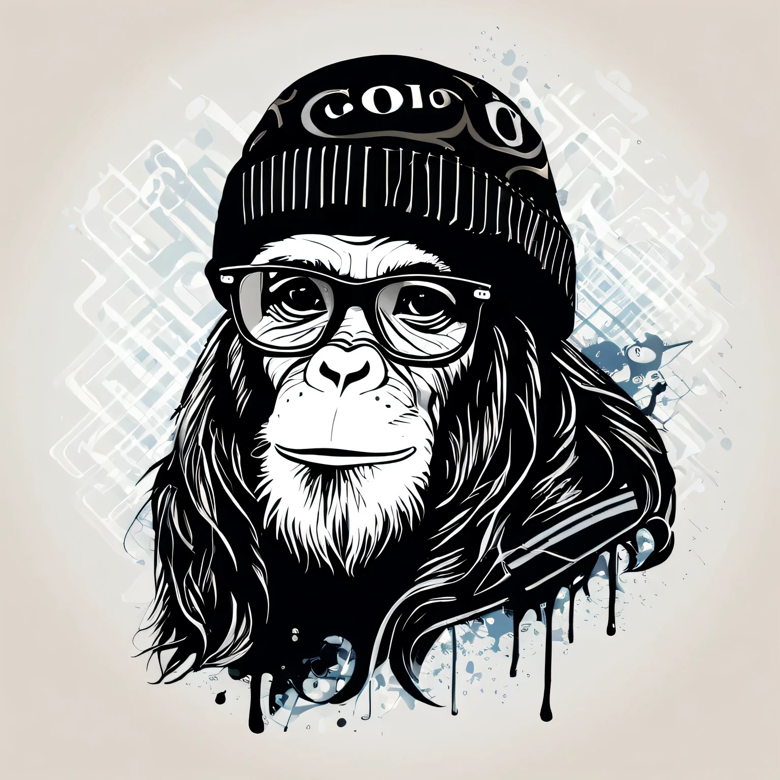 Monkey vector, cool