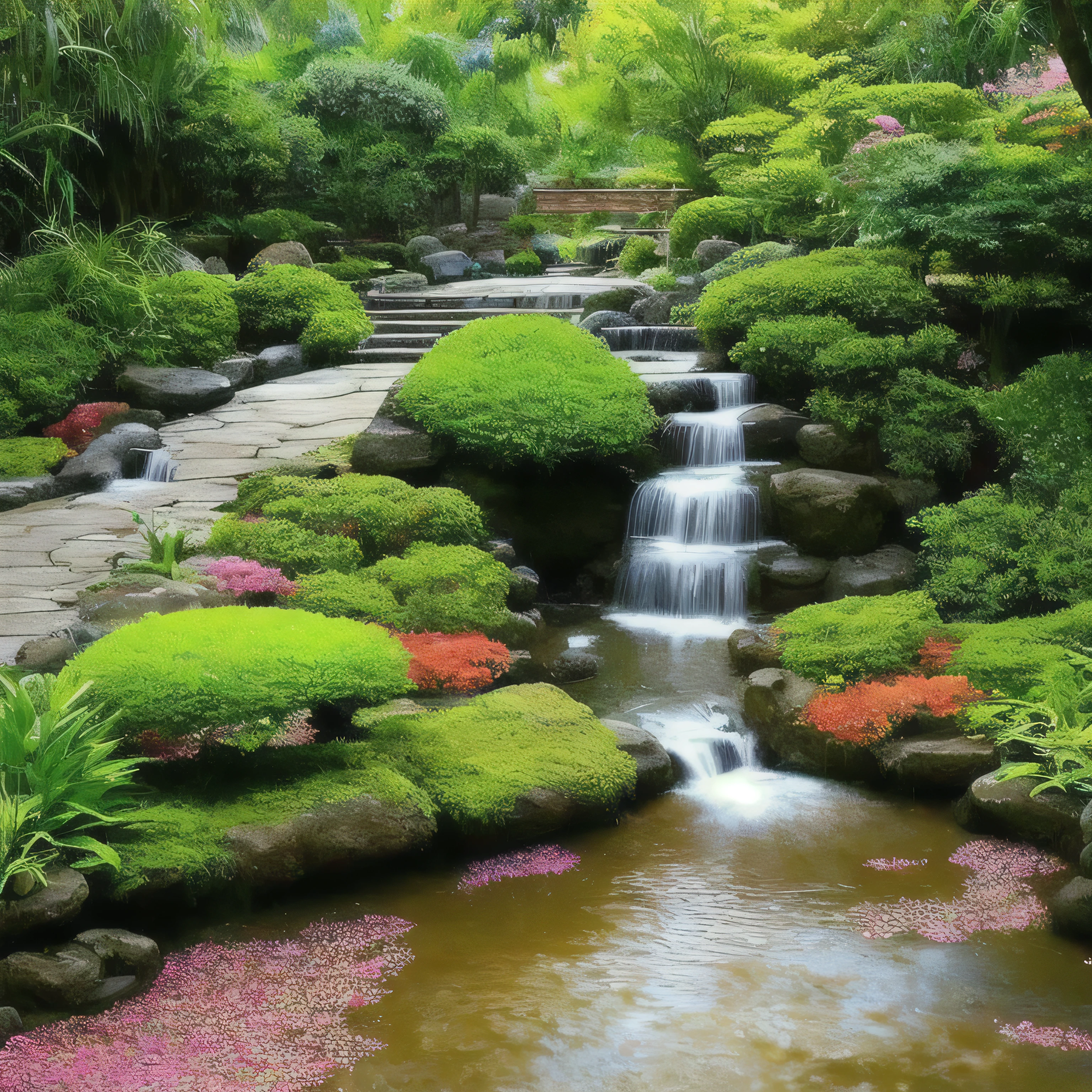 rain、rain、rain、Mystical world Zen garden Dazzling clouds Gently flowing water Colorful flowers Colorful butterflies Fresh air Symphony of nature Perfect harmony Magical beauty Enchanting melodies Heavenly harmony Calming colors Paradise Serenity of nirvana Mystical aura Dreamy environment Waterfall Angels Pure bliss Divine presence Magical aura Eternal symphony of peace and happiness ,