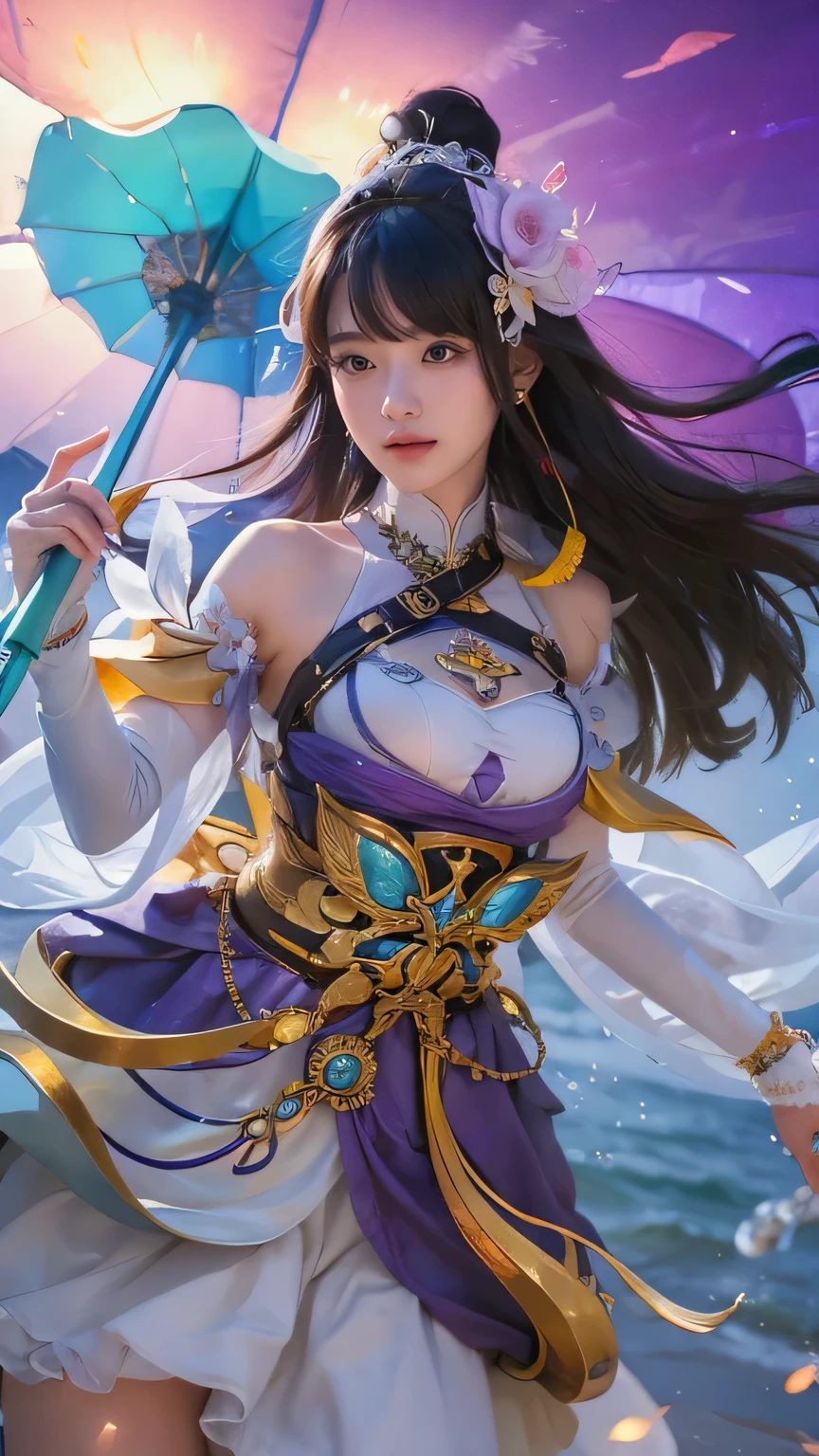 1girl, big breast, high quality, ultra detailed, masterpiece, realistic,