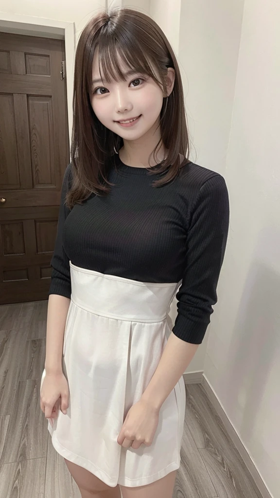 (8K, Raw photo:1.2), Detailed face and eyes,Best Quality, 超A high resolution, Highly detailed ,intricate detailes ,masutepiece ,Cute Girl , Soft cinematic light, Hyper-detailing,Sharp Focus, High quality, Blonde hair, bob cuts, tits out, (((Ivory color business suit top and bottom)))、See-through blouses and see-through bras、Minuscule panties、Small micro panties、Pubic hair can be seen through the lace of the panties、(((Panties are brightly colored lingerie panties made of lace material)))、(((See all panties)))、(((The skirt is definitely worn)))、(((Lift skirt hem)))、Sit in a triangle with your thighs slightly inward、panties focus、Detailed lace panty pattern、(((Lifting skirt while standing to show off panties to camera)))、(((Lift the skirt bigger and bigger、Show your panties to the camera)))