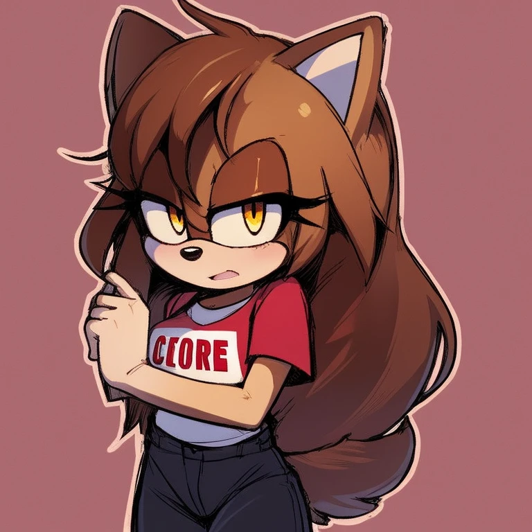 Prompt
(score_9, score_8_up, 2d), 1girl, yandere girl mobian, female mobian, yandere shirt, yandere pants, brown hair, brown fur, psychopath face, light yellow eyes, long hair, psychopath, solo.