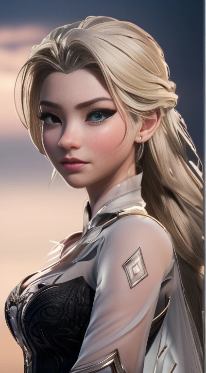 Highly detailed CG unity 8k wallpaper, style shot, complex, high detail, dramatic, highest quality movie still image, very detailed, masterpiece, best quality, character design, Elsa, Elsa from Frozen, (( Dark style)), realistic ultra-detailed rendering style, natural light, sharp character design, (hard focus, 8k), (((natural skin texture))), 8k textures, soft cinematic lighting, adobe lightroom, dark room, hdr, Sophisticated, Elegant, Rich Detail, Sharp Focuilm Look) )), Soothing Tones, Detail Frenzy, Intricate Detail, Super Detail, Low Contrast, Soft Film Lighting, Dull Colors, Exposure Blending, HDR, Fade, 35mm, f/1.4, ISO, f16, 25 sec.