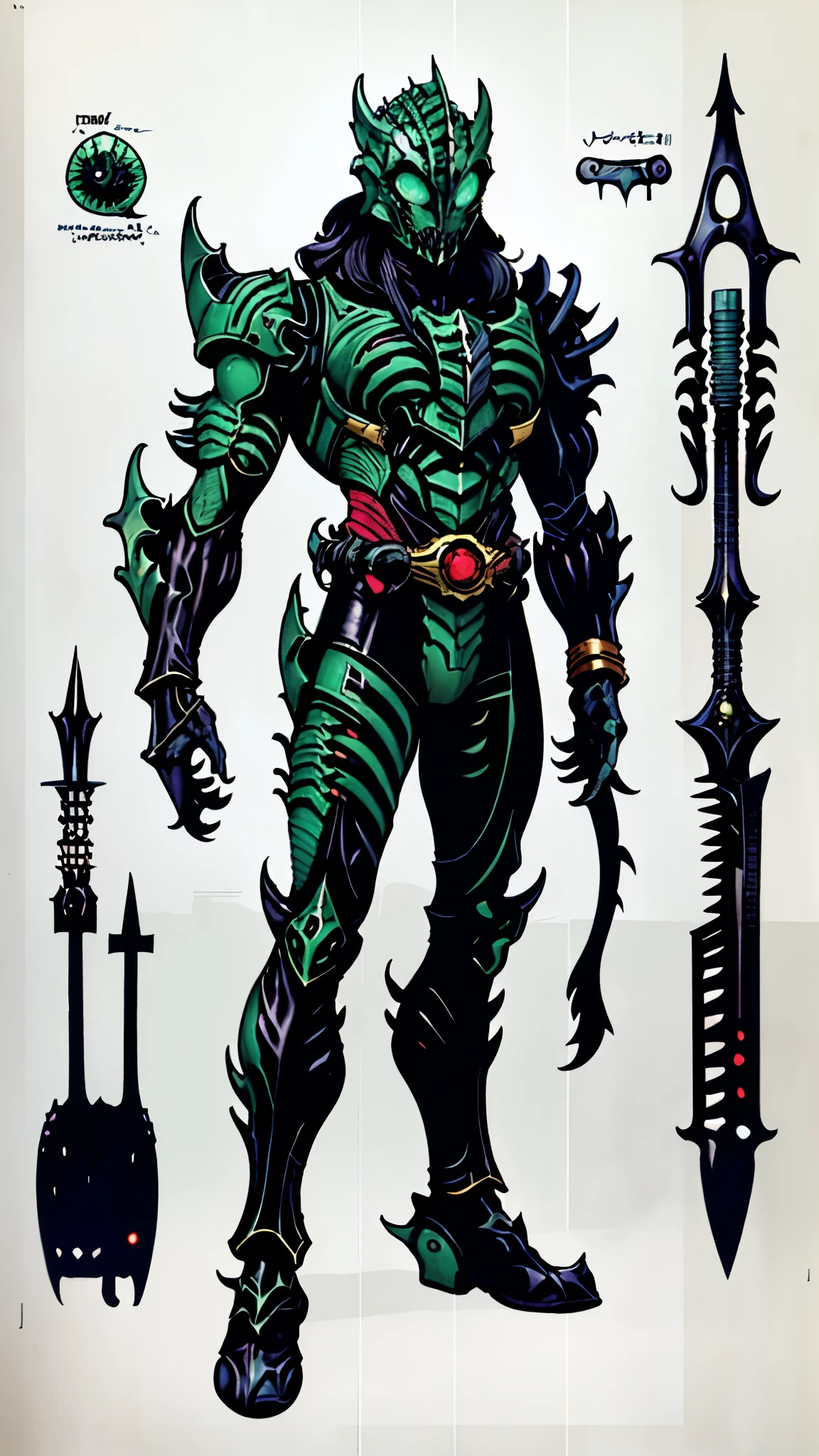 A man wearing a full-face helmet, a fantasy-style biotech armored combat suit, green eyes, (a composite layered chest armor), fully enclosed shoulder guards, matching arm and leg guards, the belt is adorned with fangs biting into gem, (the color scheme is primarily black with red accents), the design balances heavy with agility, a high-tech bio-mecha armor, (Armor Concept Inspired by Godzilla, stand on the top of a skyscraper in a futuristic sci-fi city), this character embodies a finely crafted fantasy-surreal style armored hero in anime style, exquisite and mature manga art style, (element, plasma, energy, the armor glows), ((male:1.5)), metallic, real texture material, dramatic, high definition, best quality, highres, ultra-detailed, ultra-fine painting, extremely delicate, professional, perfect body proportions, golden ratio, anatomically correct, symmetrical face, extremely detailed eyes and face, high quality eyes, creativity, RAW photo, UHD, 32k, Natural light, cinematic lighting, masterpiece-anatomy-perfect, masterpiece:1.5