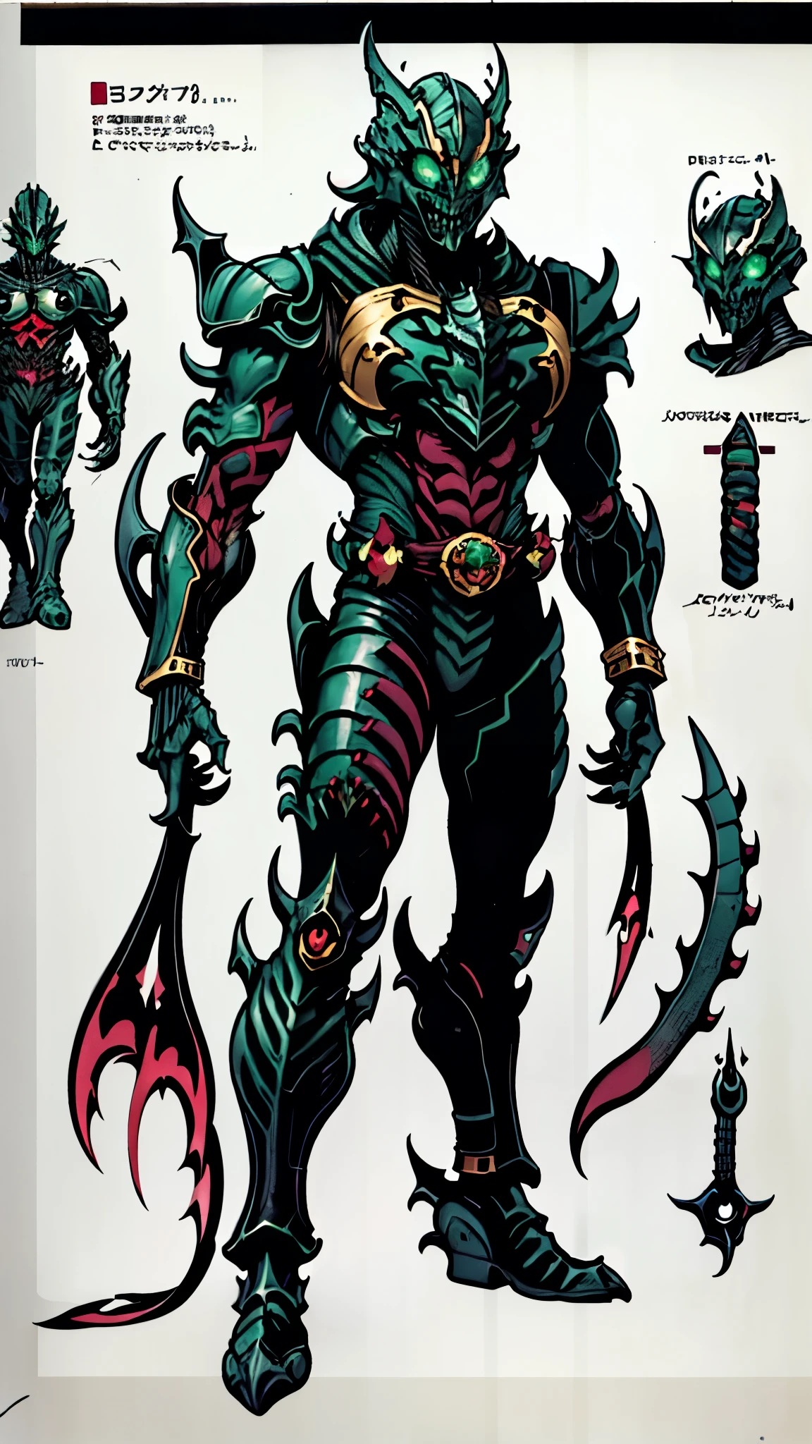 A man wearing a full-face helmet, a fantasy-style biotech armored combat suit, green eyes, (a composite layered chest armor), fully enclosed shoulder guards, matching arm and leg guards, the belt is adorned with fangs biting into gem, (the color scheme is primarily black with red accents), the design balances heavy with agility, a high-tech bio-mecha armor, (Armor Concept Inspired by Godzilla, stand on the top of a skyscraper in a futuristic sci-fi city), this character embodies a finely crafted fantasy-surreal style armored hero in anime style, exquisite and mature manga art style, (element, plasma, energy, the armor glows), ((male:1.5)), metallic, real texture material, dramatic, high definition, best quality, highres, ultra-detailed, ultra-fine painting, extremely delicate, professional, perfect body proportions, golden ratio, anatomically correct, symmetrical face, extremely detailed eyes and face, high quality eyes, creativity, RAW photo, UHD, 32k, Natural light, cinematic lighting, masterpiece-anatomy-perfect, masterpiece:1.5