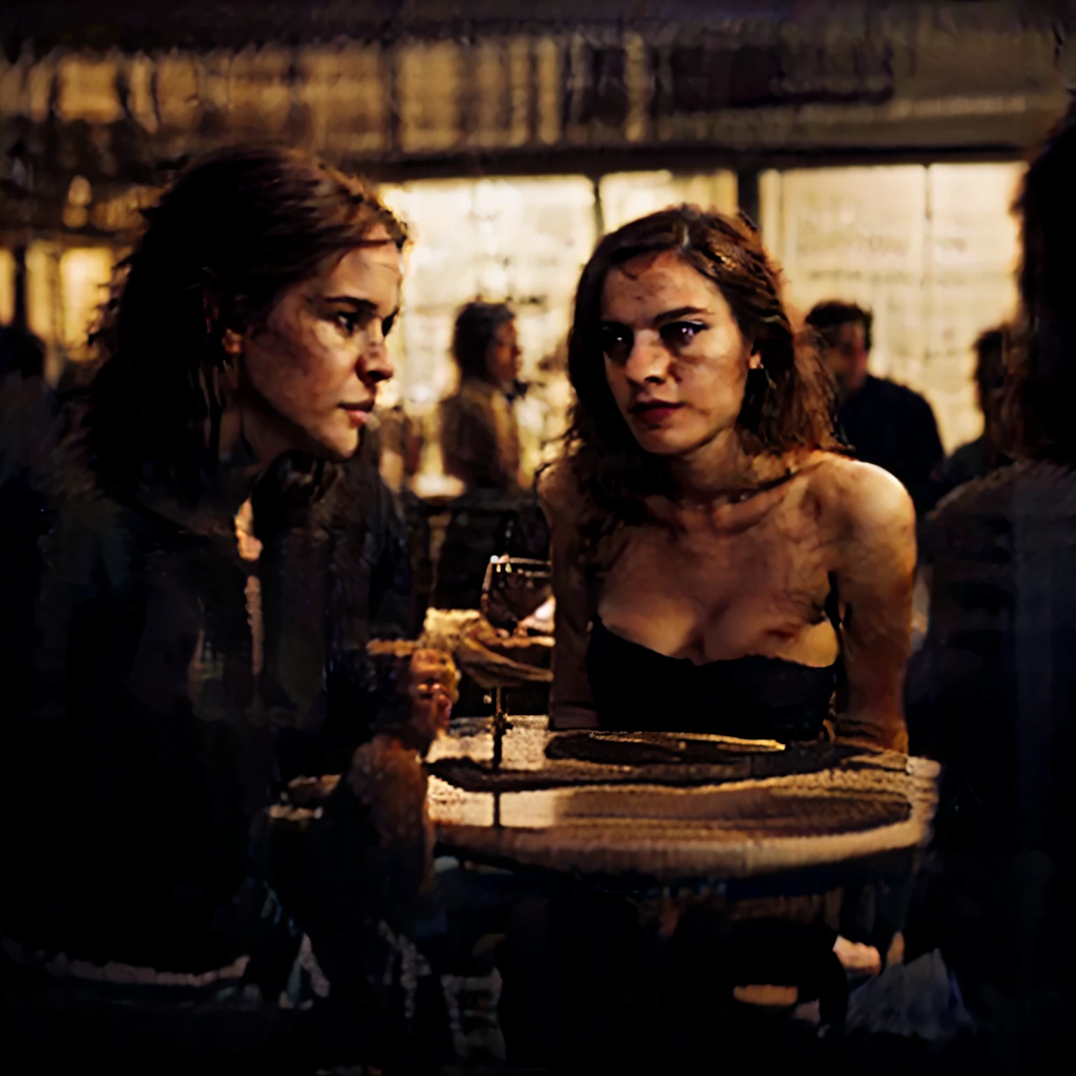 Dinner at the restaurant
