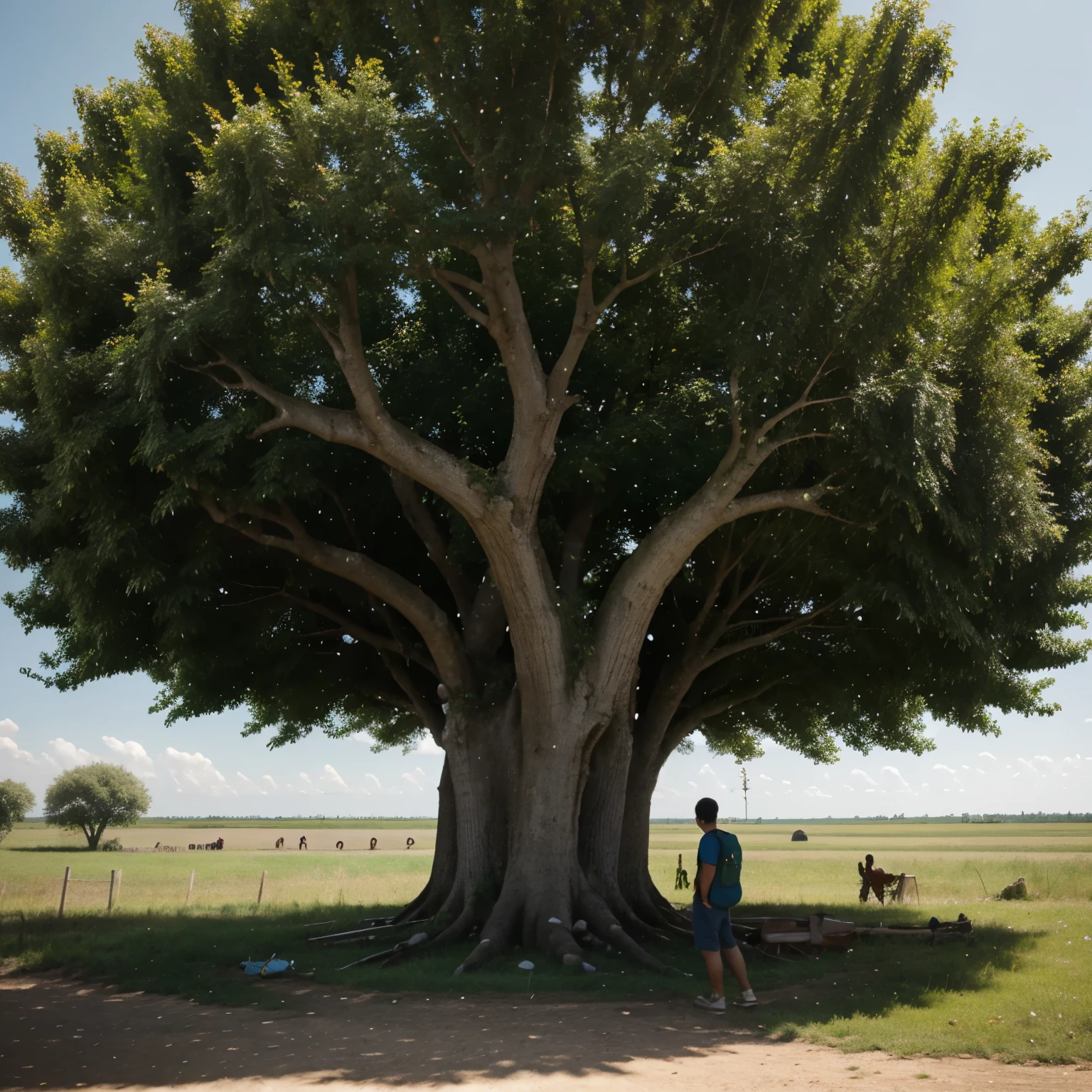 The story of The Tree and the Travellers