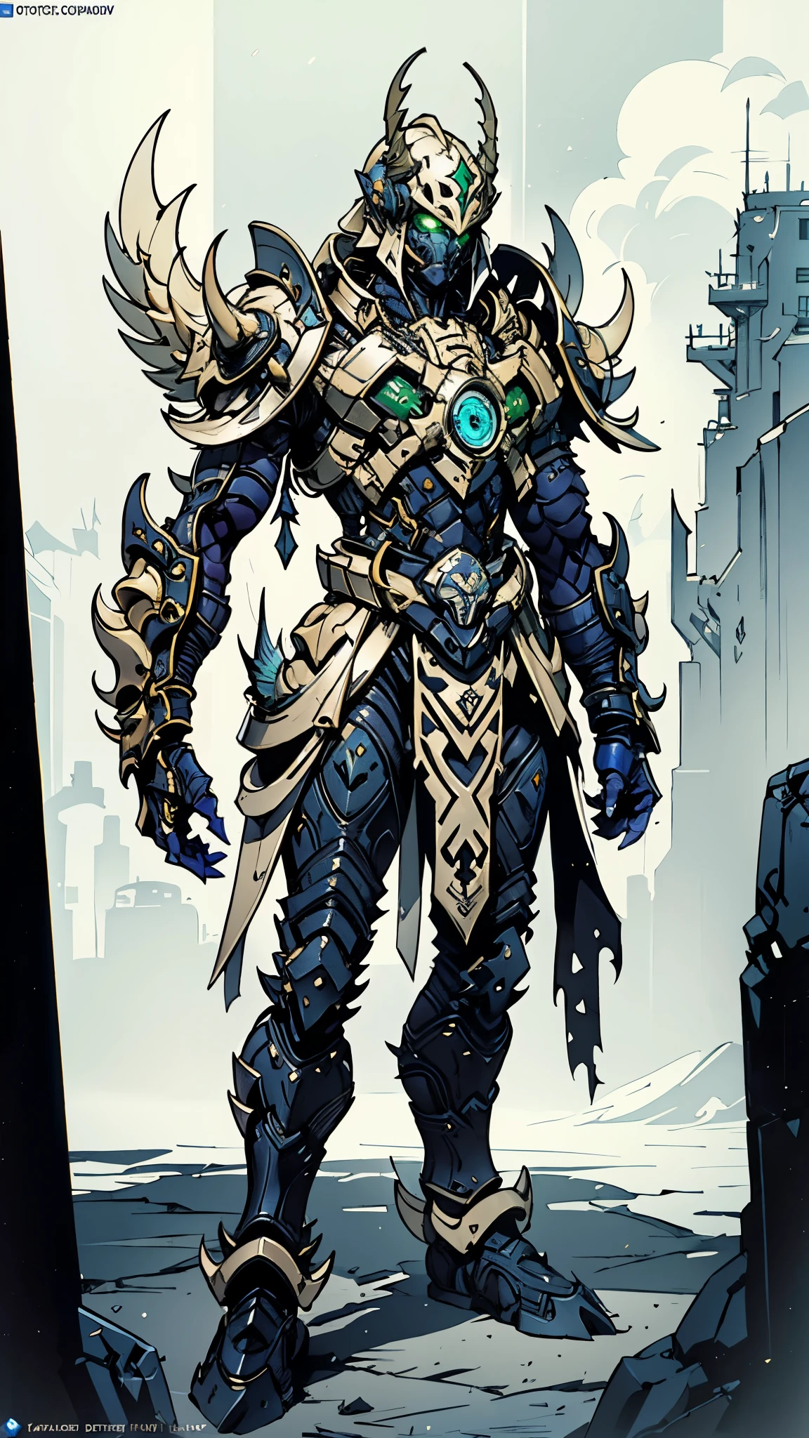 A man wearing a full-face helmet, a fantasy-style biotech armored combat suit, green eyes, (a composite layered chest armor), fully enclosed shoulder guards, matching arm and leg guards, the belt is adorned with Falcon Wing, (the color scheme is primarily white with red and blue accents), the design balances heavy with agility, a high-tech bio-mecha armor, (Armor Concept Inspired by Falcon, stand on the top of a skyscraper in a futuristic sci-fi city), this character embodies a finely crafted fantasy-surreal style armored hero in anime style, exquisite and mature manga art style, (element, plasma, energy, the armor glows), ((male:1.5)), metallic, real texture material, dramatic, high definition, best quality, highres, ultra-detailed, ultra-fine painting, extremely delicate, professional, perfect body proportions, golden ratio, anatomically correct, symmetrical face, extremely detailed eyes and face, high quality eyes, creativity, RAW photo, UHD, 32k, Natural light, cinematic lighting, masterpiece-anatomy-perfect, masterpiece:1.5