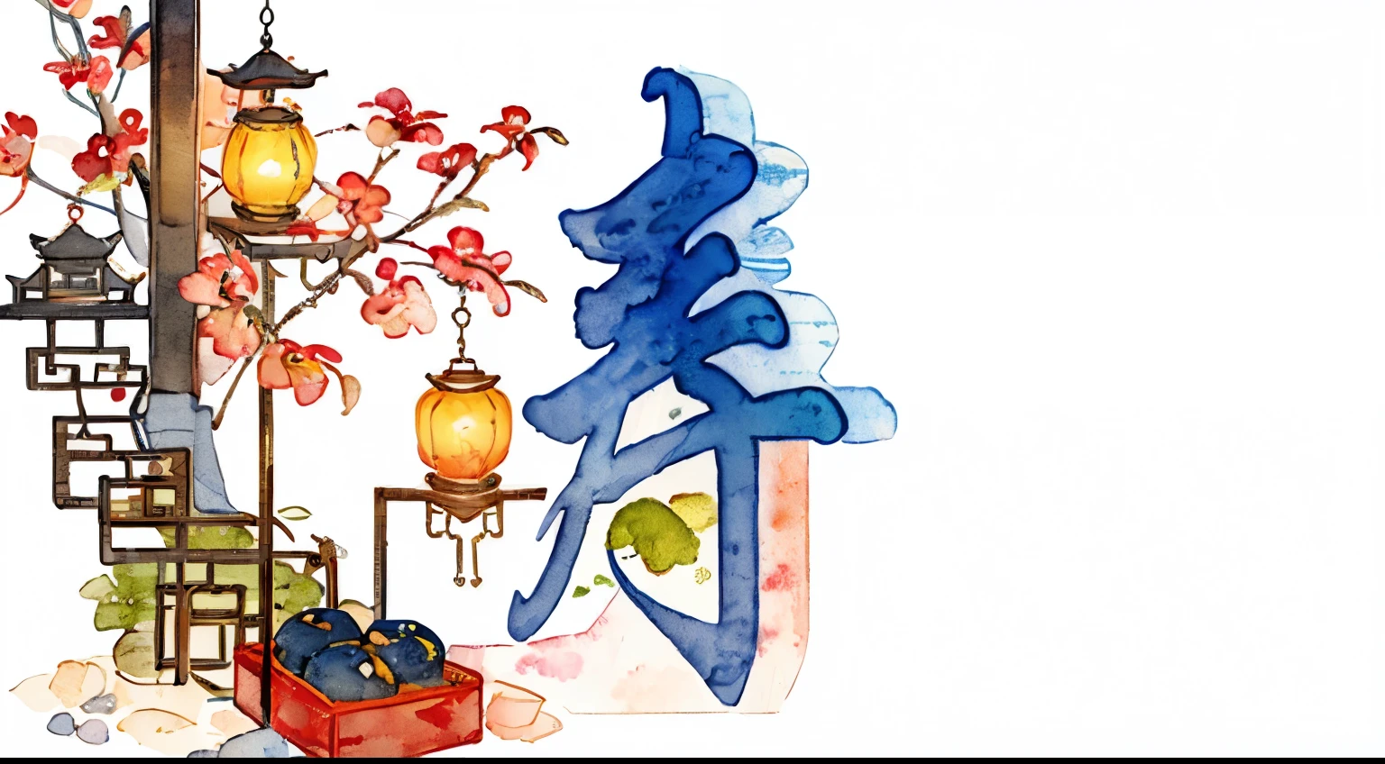 (Soft colors:1.3)、(Cute illustrations:1.3)、(watercolor painting:1.1),Leaning against the edge of the tree, moon;1.2,((Osmanthus fragrans,Kongming Lantern,Donut Cake:1.3)),Mid-Autumn Festival atmosphere:1.3,(Chinese character:1.3),Traditional Chinese illustration style, The art of math, Simple background, Masterpiece on white background, best quality, Super detailed, high quality, 4K