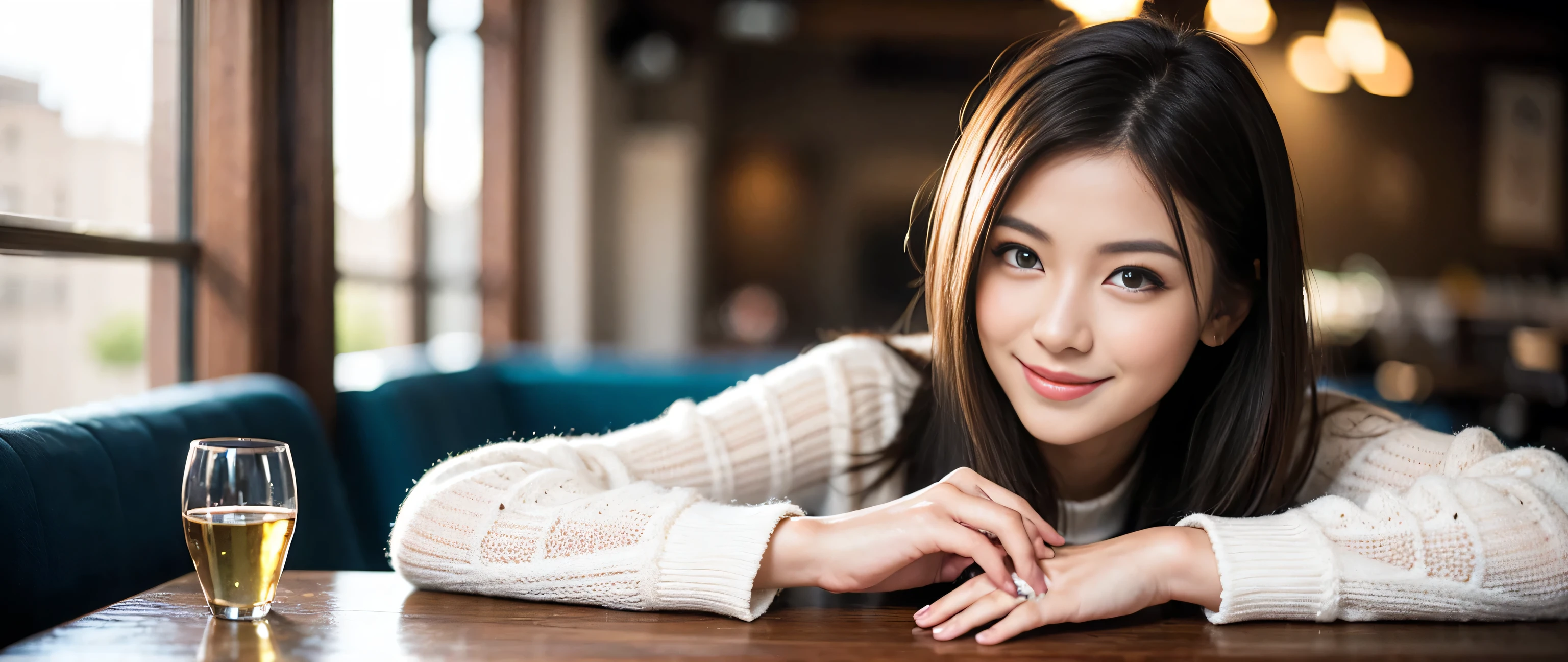 ((highest quality、8k、masterpiece:1.3))、Two beautiful women、Slim body、((Bob Hale、Straight hair:1.2))、(to be born, highest quality, masterpiece:1.5), (Realistic, Intricate details:1.2), Ultra-high resolution, Wine glass on the table、Facial lighting、Amazing view of the sunset sky and clouds、Amazing mountain views、A bright smile、A lovely woman with a smile、Bright image、The beauty of wine, Beautiful Face, blue eyes, The light shines on your face, Blushing, short hair,Bright Face、 (33 years old), Age 35, Lady、red wine 、Appetizers、Italian food、Wine bottle、Champagne、sparkling wine、Two beauties、Brown Hair、Shortcuts、Long sleeve shirt、dress、Pretty Woman 1, (Slim face), (The body is slim), (Brown Hair), (Shortcuts), cheeks turn a little red,Attractive beauty、, Out of the window, A beautiful and detailed night view unfolds.........., restaurant, In a prominent place (From the waist up) Nova Frog Style, actress, model, Upper Body, White wine, slim, wine glass, A wine glass placed in the middle, smile, (smile: 1.15), Beautiful fine grain, Depth f/2,saturation, High Contrast, Strong light and shadow,Moist Body:1.5、3D texture、Delicate eyes、Brown Hair、The hair is very shiny、