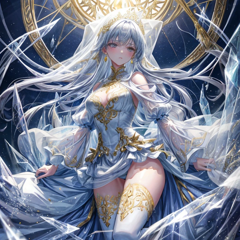（（Realistic lighting，Top Quality，8k，masterpiece：1.3）），Clear focus：1.2，1 Giant breasts，Perfect beauty：1.4，Slim Abs：1.1，（（Long dark white hair，big：1.2）），（Torn Dress：1.3，White transparent full leg stockings：1.2，Transparent white mesh panties inside，at night：1.1），Delicate face，double eyelid，arrive，（whole body lying on the bed： 1.2），To the camera，Raise your legs，Legs open，high quality，masterpiece，超A high resolution，（Realistically：1.4），RAW Photos，One girl，dark，Dark shading，Cold Light，Spread your legs，arrive，White transparent panties、One Girl, alone, (((trapped in big crystal)))(trapped in crystal:1.7),((add eye details)), ((Add facial details)), crystal, star, Shine, beautiful night sky on background, moon, stars on background,diamond、たくさんのcrystalが付いた透けたドレス, fantasy sheer dress, A magical dress with a see-through chest, crystal製シースルードレス, Shine花の透明なドレスを着た女性, intricate fantasy sheer dress, Transparent rainbow colors, translucent intricate gown, Semi-transparent and elaborate costume design, Translucent dress, A surprisingly young and mysterious person, Bejeweled Opal Statue, Fantasy Transparent Costume, Made from dried flowers、Glasswork、Glass slipper decorated with gold and white flowers, 気まぐれIntricate details, intricate and elegant, beautiful detailed elegant, Fairytale Style, ultra Intricate details, elegant. Very detailed, Complex and beautiful, golden Intricate details, Cinderella, side view Intricate details, Complex gold elements, Intricate details, intricate and detailed, 非常にIntricate details、So magical and dreamy, Blue and white tones, Relaxing environment, Fantastic and dreamy theme, Dreamy aesthetics, Quiet and peaceful atmosphere、attractive, thin,Nipples are visible、Large-size Exy S100, seductive lingerie camisole、a close up of a woman's underwear with a good and panties, bright blue shiny slutty transparent lingerie, lingerie, lingeries beauty, thin underwear, laced lingerie, lingerie!!, good, wearing sexy lingerie, goodlette, captivating and mesmerizing, Harness and Garters, lingeries, Very sexy、（（Realistic lighting，Top Quality，8k，masterpiece：1.3）），Clear focus：1.2，1 Giant breasts，Perfect beauty：1.4，Slim Abs：1.1，（（Long dark white hair，big：1.2）），（Torn Dress：1.3，White transparent full leg stockings：1.2，Transparent white mesh panties inside，at night：1.1），Delicate face，double eyelid，arrive，（whole body lying on the bed： 1.2），To the camera，Raise your legs，Legs open，high quality，masterpiece，超A high resolution，（Realistically：1.4），RAW Photos，One girl，dark，Dark shading，Cold Light，Spread your legs，arrive，White transparent panties