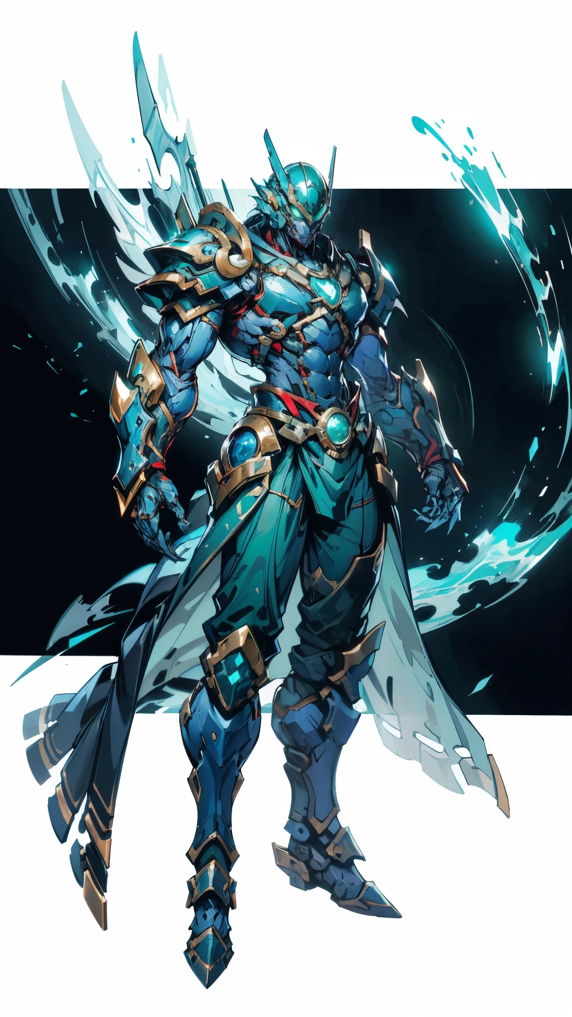 A man wearing a full-face helmet, a fantasy-style biotech armored combat suit, green eyes, (a composite layered chest armor), fully enclosed shoulder guards, matching arm and leg guards, the belt is adorned with Falcon Wing, (the color scheme is primarily white with red and blue accents), the design balances heavy with agility, a high-tech bio-mecha armor, (Armor Concept Inspired by Falcon, stand on the top of a skyscraper in a futuristic sci-fi city), this character embodies a finely crafted fantasy-surreal style armored hero in anime style, exquisite and mature manga art style, (element, plasma, energy, the armor glows), ((male:1.5)), metallic, real texture material, dramatic, high definition, best quality, highres, ultra-detailed, ultra-fine painting, extremely delicate, professional, perfect body proportions, golden ratio, anatomically correct, symmetrical face, extremely detailed eyes and face, high quality eyes, creativity, RAW photo, UHD, 32k, Natural light, cinematic lighting, masterpiece-anatomy-perfect, masterpiece:1.5