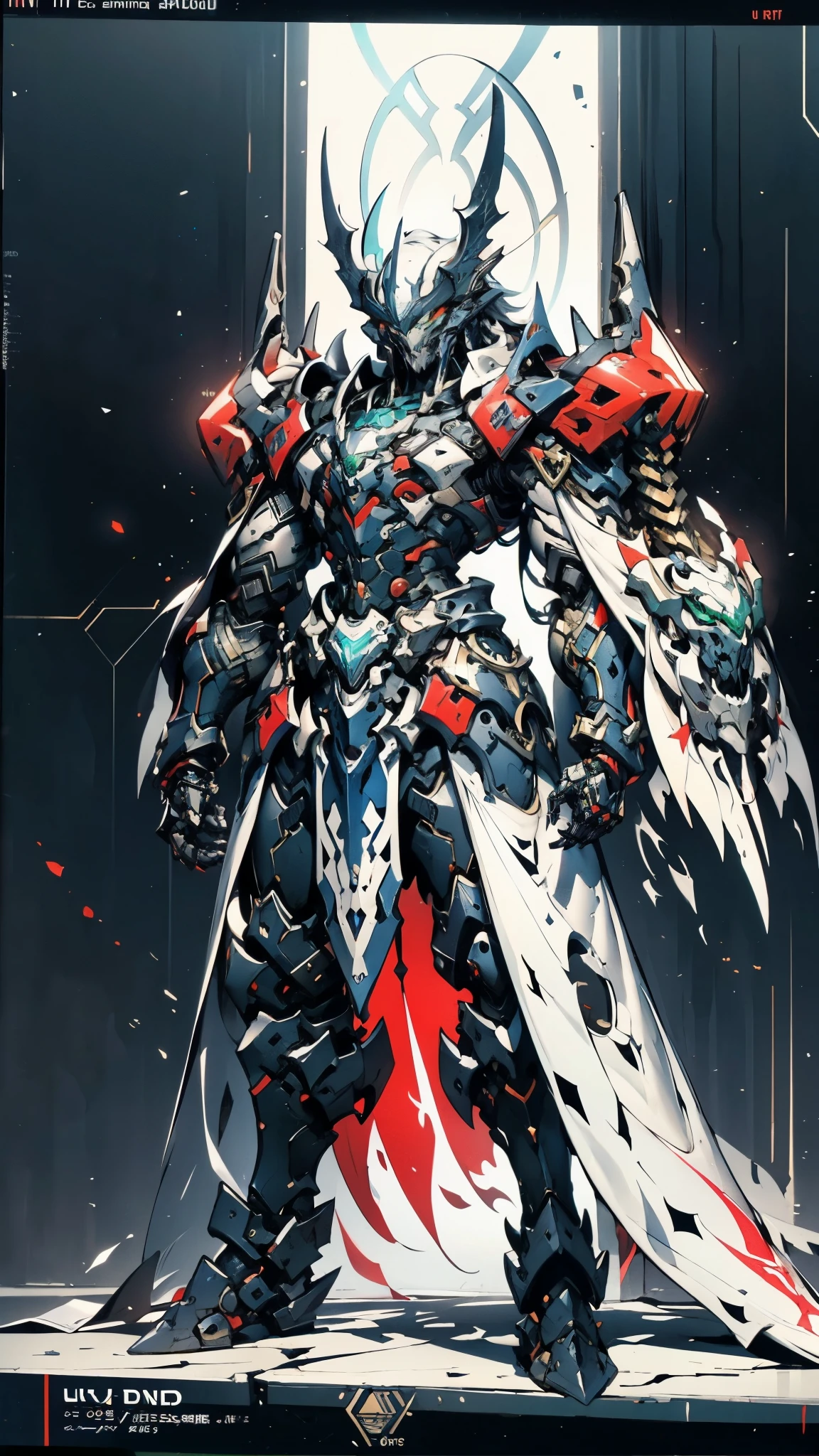 A man wearing a full-face helmet, a fantasy-style biotech armored combat suit, green eyes, (a composite layered chest armor), fully enclosed shoulder guards, matching arm and leg guards, the belt is adorned with Falcon Wing, (the color scheme is primarily white with red and blue accents), the design balances heavy with agility, a high-tech bio-mecha armor, (Armor Concept Inspired by Falcon, stand on the top of a skyscraper in a futuristic sci-fi city), this character embodies a finely crafted fantasy-surreal style armored hero in anime style, exquisite and mature manga art style, (element, plasma, energy, the armor glows), ((male:1.5)), metallic, real texture material, dramatic, high definition, best quality, highres, ultra-detailed, ultra-fine painting, extremely delicate, professional, perfect body proportions, golden ratio, anatomically correct, symmetrical face, extremely detailed eyes and face, high quality eyes, creativity, RAW photo, UHD, 32k, Natural light, cinematic lighting, masterpiece-anatomy-perfect, masterpiece:1.5