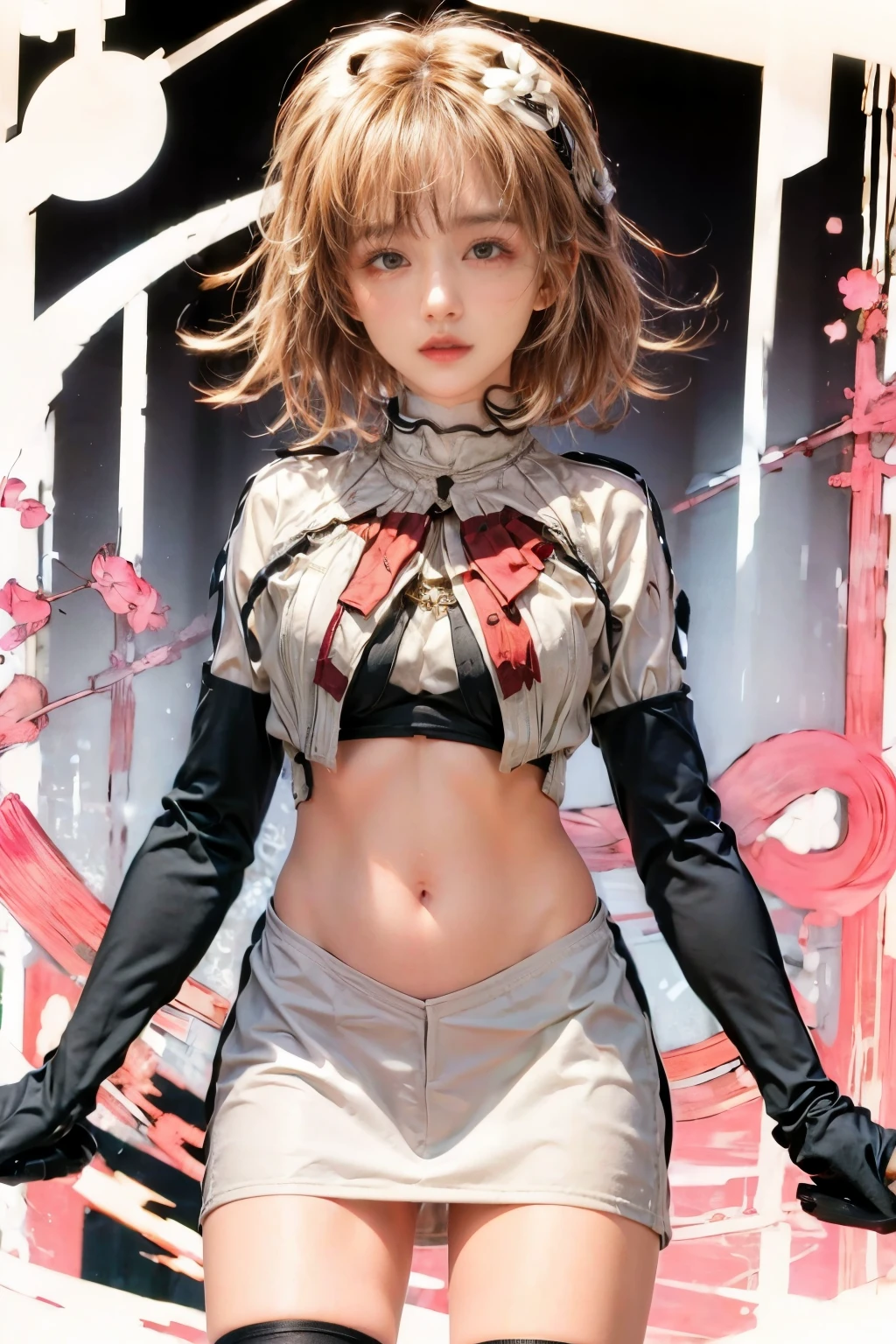 (masterpiece, best quality:1.2), (8k uhd, 16k, 32k, ultra high res), (photorealistic:1.37), (RAW photo), ultimate-realistic, ultimate-realistic details, ultimate-realistic texture, ultimate-intricate details, ultimate-realistic lighting, ultimate-realistic shadow, japanese girl, ultimate-cute face, ultimate-RAW skin, ultimate-realistic eyes, (mechanical:1.4), (armor), full body, wide shot, realistic background