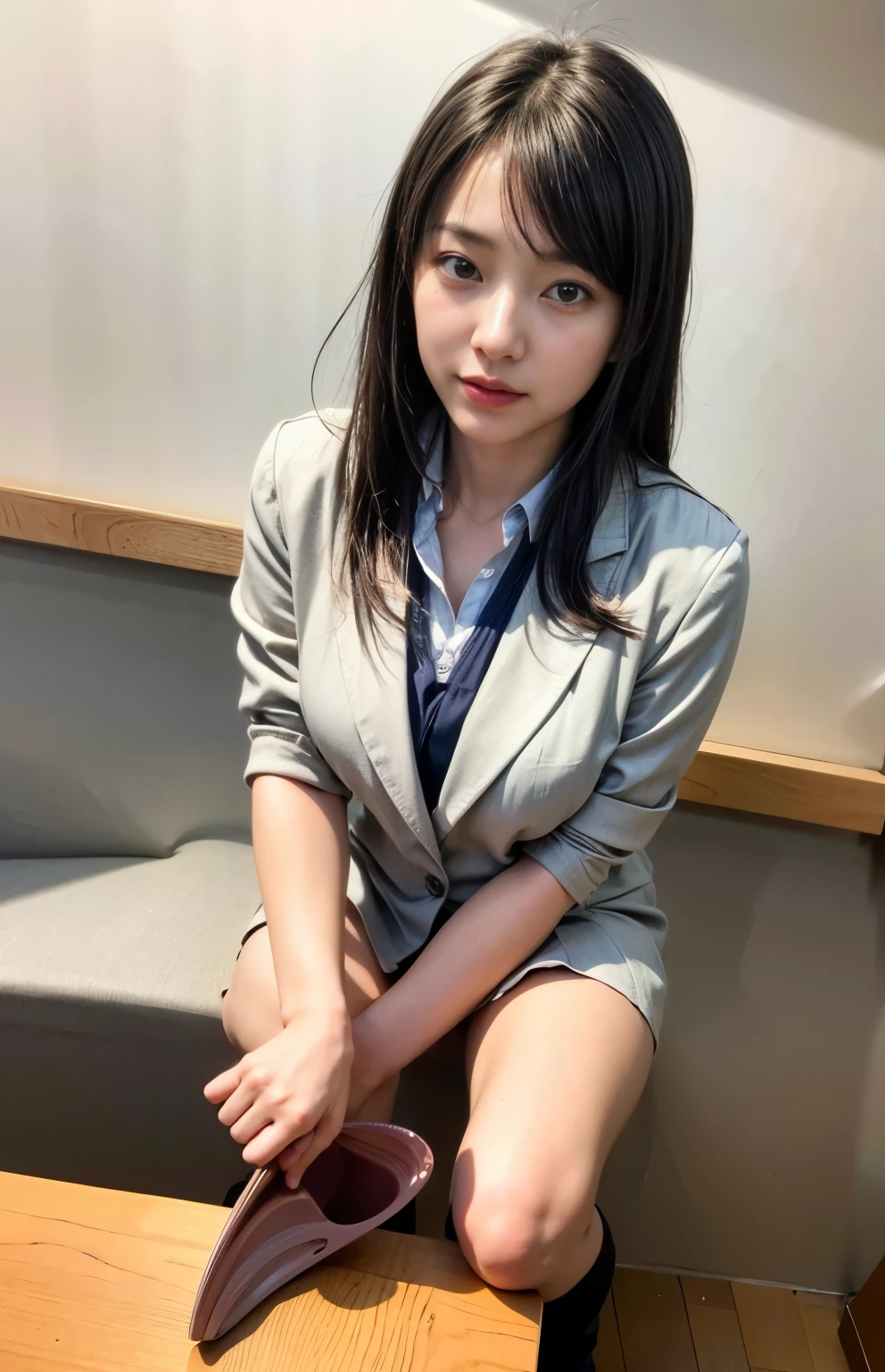 (masterpiece, best quality:1.2), (8k uhd, 16k, 32k, ultra high res), (photorealistic:1.37), (RAW photo), ultimate-realistic, ultimate-realistic details, ultimate-realistic texture, ultimate-intricate details, ultimate-realistic lighting, ultimate-realistic shadow, japanese girl, ultimate-cute face, ultimate-RAW skin, ultimate-realistic eyes, (mechanical:1.4), (armor), full body, wide shot, realistic background