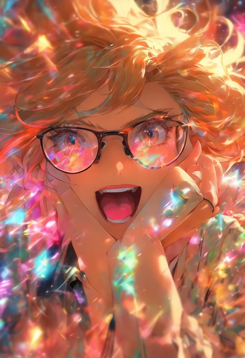 A sharp-tongued woman　call　Glasses
