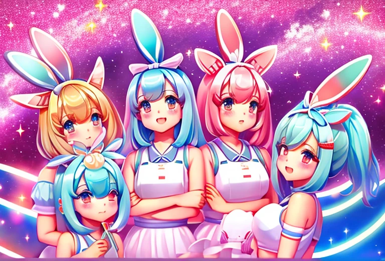 时钟和rabbit，Milky Way，Boys and girls love，rabbit