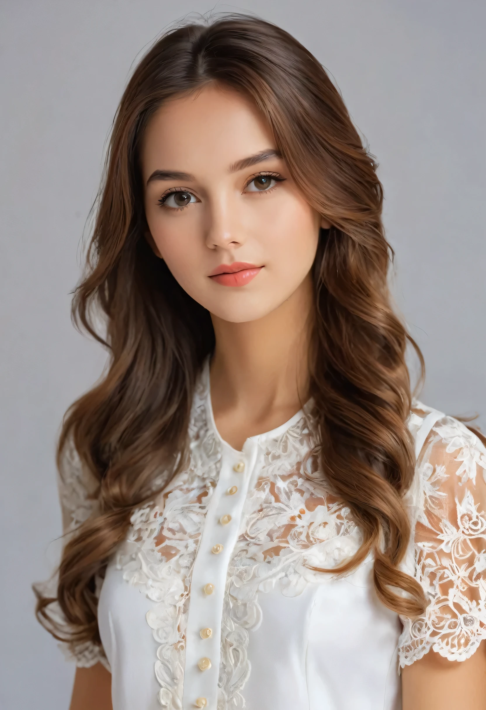 a young woman from the year 1970 wearing white laces (masterpiece, top quality, best quality, official art, beautiful and aesthetic:1.2), 1 girl,
