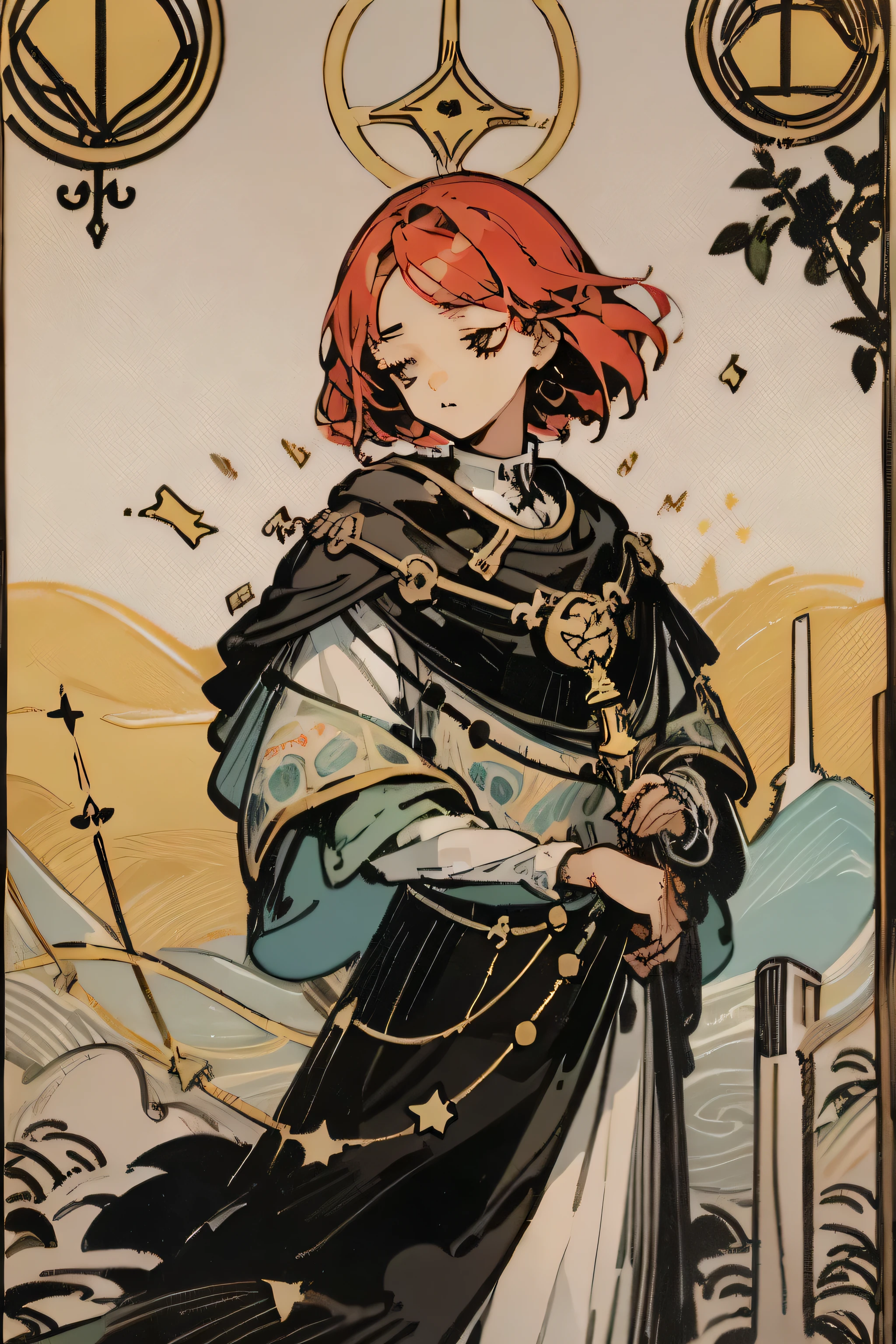 Tarot Cards, One girl