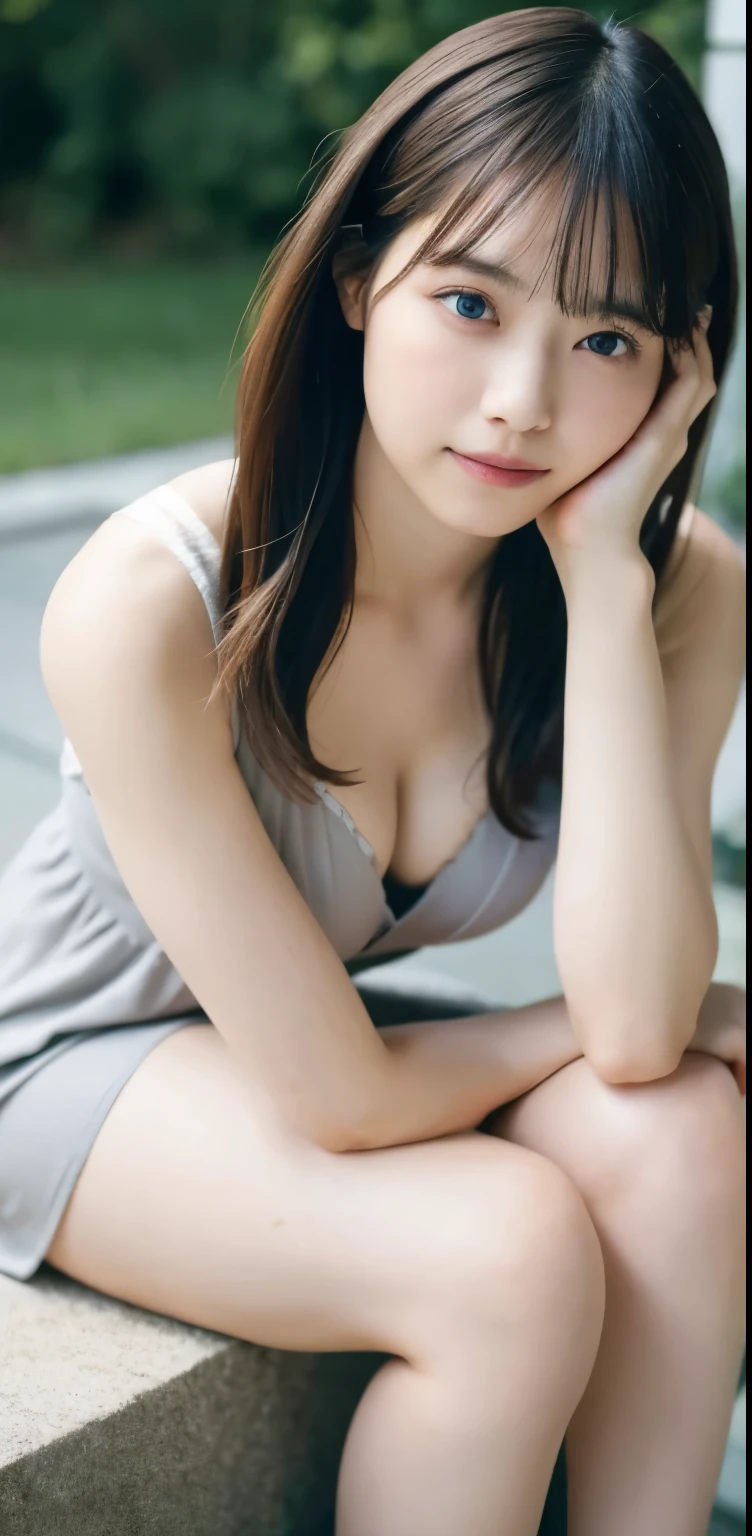Nude,nudity,nudist,Nude,nudity,nudist,spread legs,squatting,arms up,full body,(uhd, masterpiece, Anatomically correct, Super detailed, Highest quality, High resolution, 8K),famous Japanese actress,ultra detailed face,Keiko Kitagawa:1.Smile,(Cute and sexy 24 year old, sexy face, Distant eyes, Gentle eyelids, thin eyebrows, Gentle corners of the eyes, beautiful aquiline nose:1.4, completely charm you, Eyes that feel erotic, A taste of beautiful eroticism, Too cute beauty), (brown hair, long hair, straight hair, bangs), (gal makeup, eyeliner, lip gloss)、Cute smile,from below