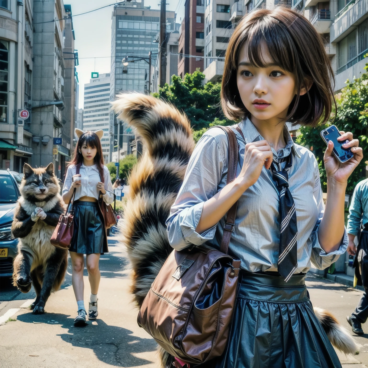 (masterpiece, best quality:1.2), (8k uhd, 16k, 32k, ultra high res), (photorealistic:1.37), (RAW photo), ultimate-realistic, ultimate-realistic details, ultimate-realistic texture, ultimate-intricate details, ultimate-realistic lighting, ultimate-realistic shadow, japanese girl, (pink hair), (blue eyes), ultimate-cute face, ultimate-RAW skin, ultimate-realistic eyes, (mechanical:1.4), (armor), full body, wide shot, realistic background