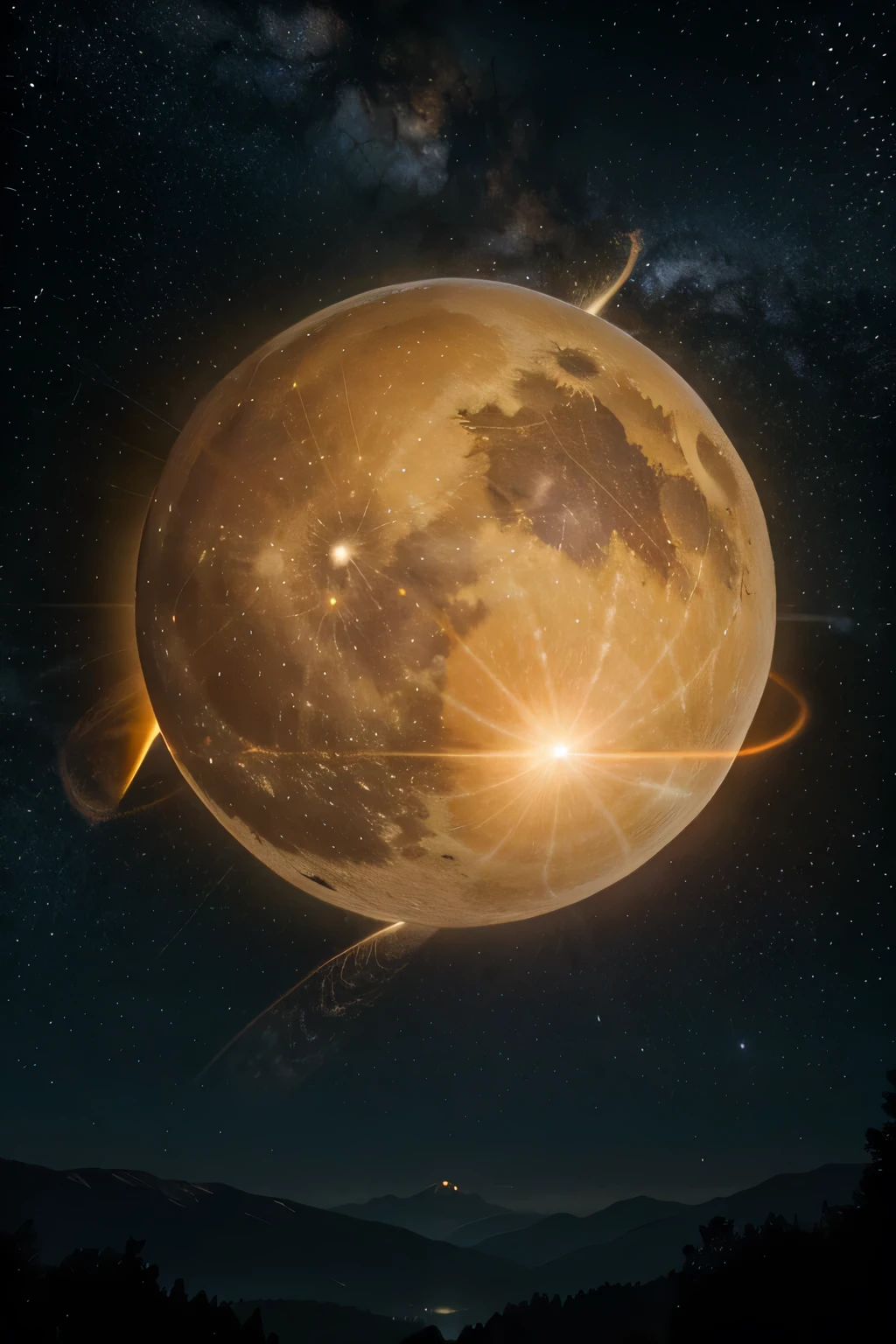 Star galaxy sun moon